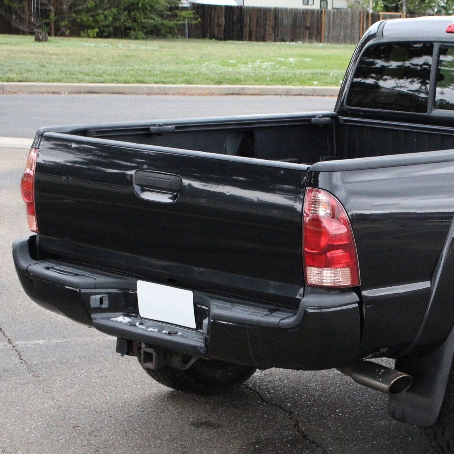 2005-2015 Toyota Tacoma Black Textured OE Style Tailgate Cap Protector Cover - Image 10