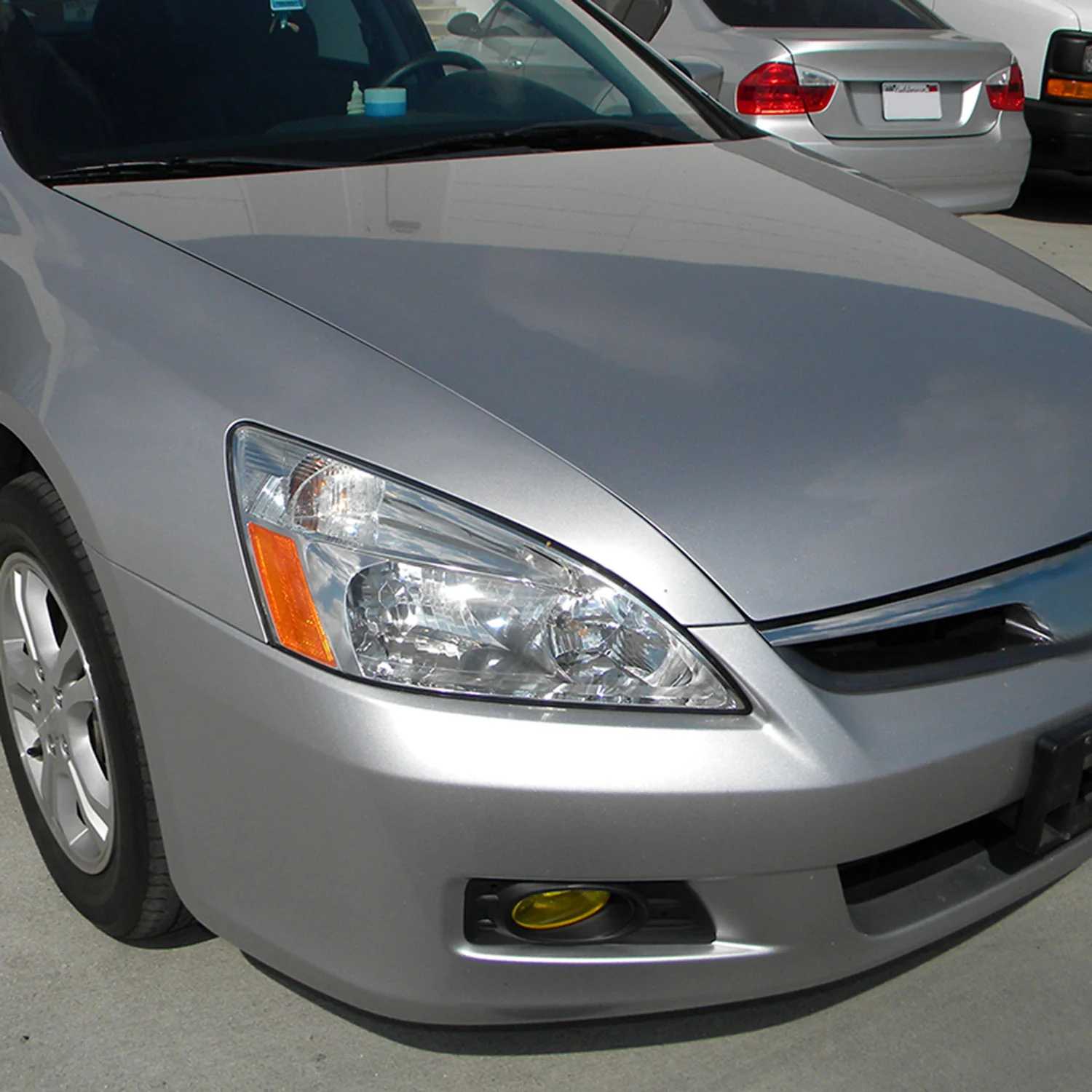 2006-2007 Honda Accord Sedan H11 Fog Lights Kit Chrome Housing/Yellow Lens - Image 9