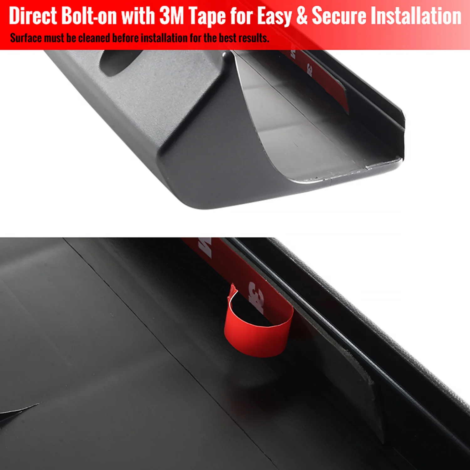2006-2008 Dodge RAM 1500 / 2006-2009 RAM 2500 3500 Black OE Tailgate Cap Cover - Image 8