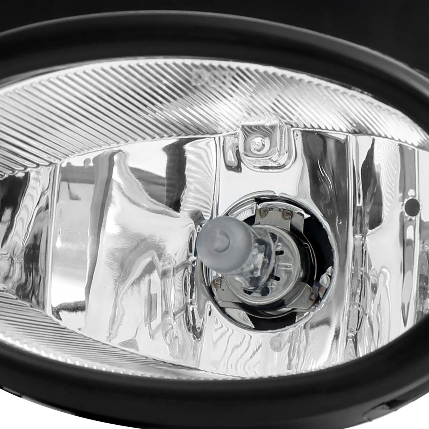 2006-2008 Honda Civic Coupe H11 Fog Lights Kit Chrome Housing/Clear Lens - Image 3