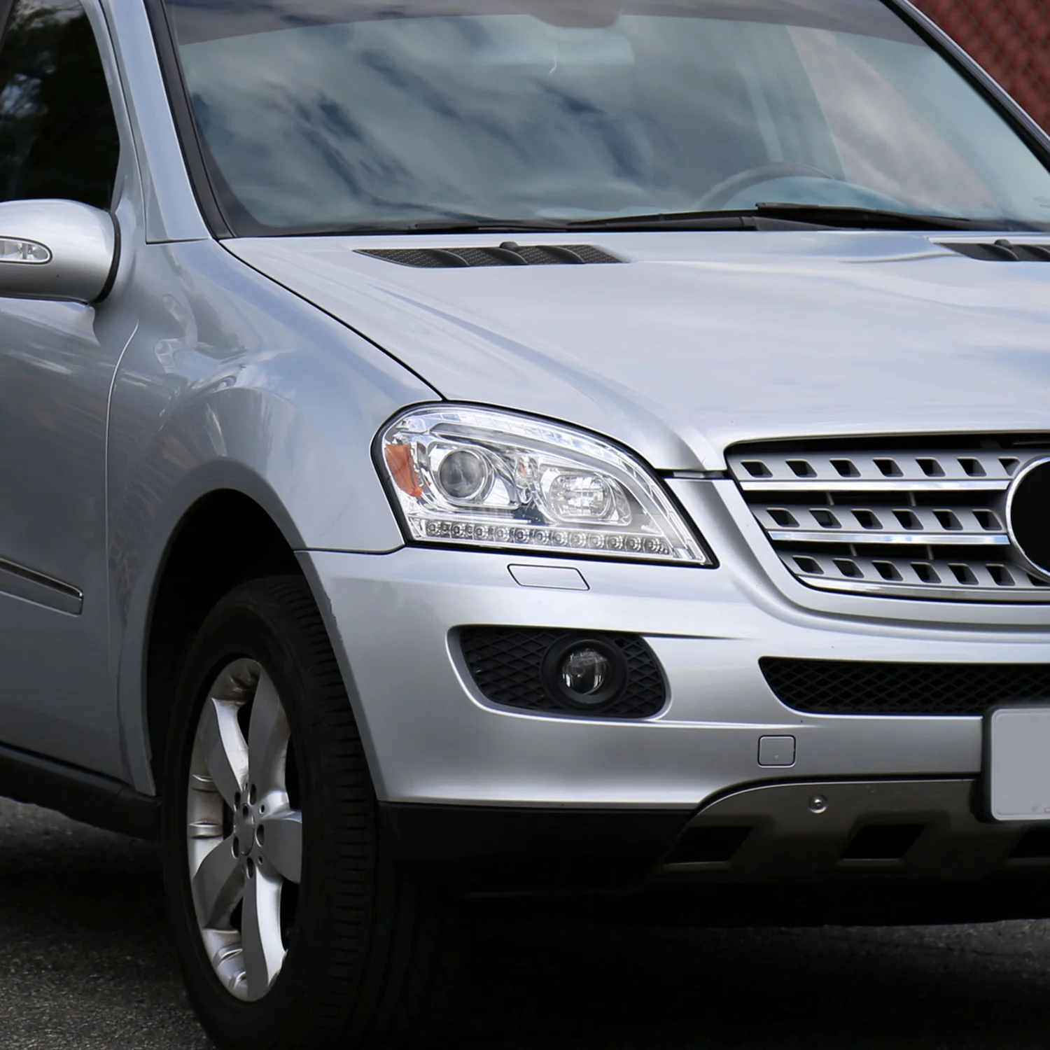 2006-2008 Mercedes Benz W164 ML Class LED Bar Headlights Signal Lights Chrome - Image 10