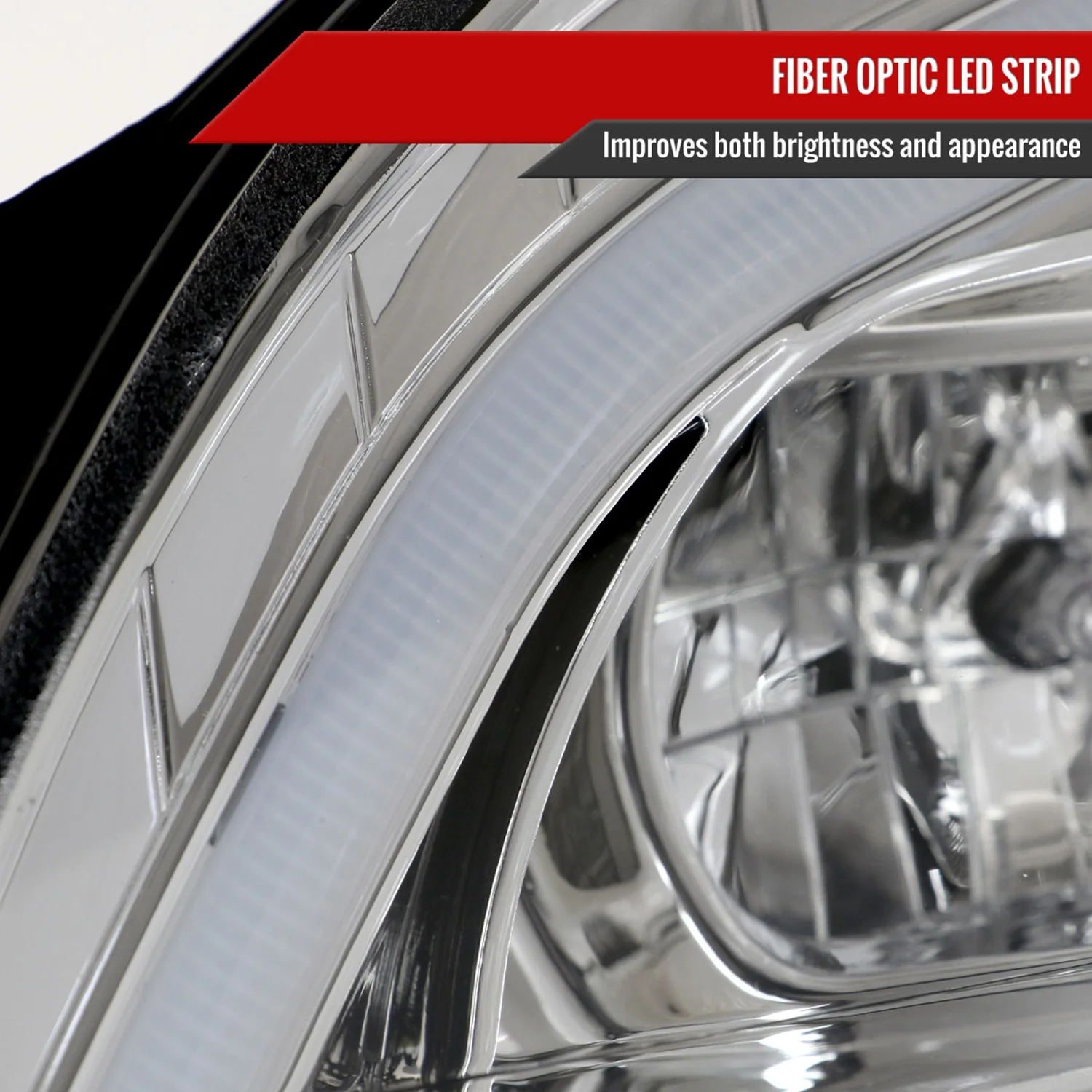 2006-2008 Mercedes Benz W164 ML Class LED Bar Headlights Signal Lights Chrome - Image 5