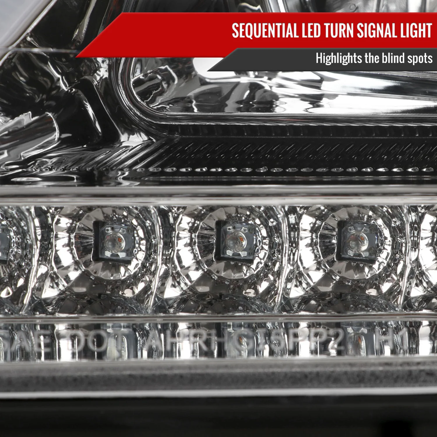 2006-2008 Mercedes Benz W164 ML Class LED Bar Headlights Signal Lights Chrome - Image 6