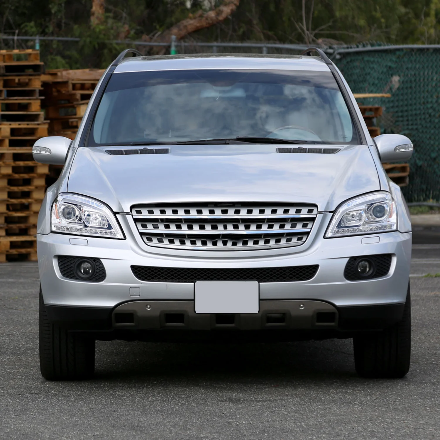 2006-2008 Mercedes Benz W164 ML Class LED Bar Headlights Signal Lights Chrome - Image 9