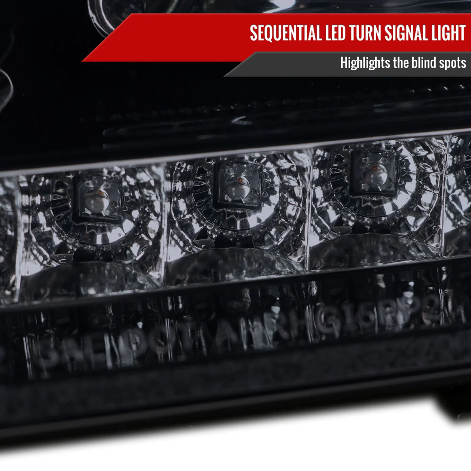 2006-2008 Mercedes Benz W164 ML Class LED Bar Headlights Signal Lights Smoke - Image 6