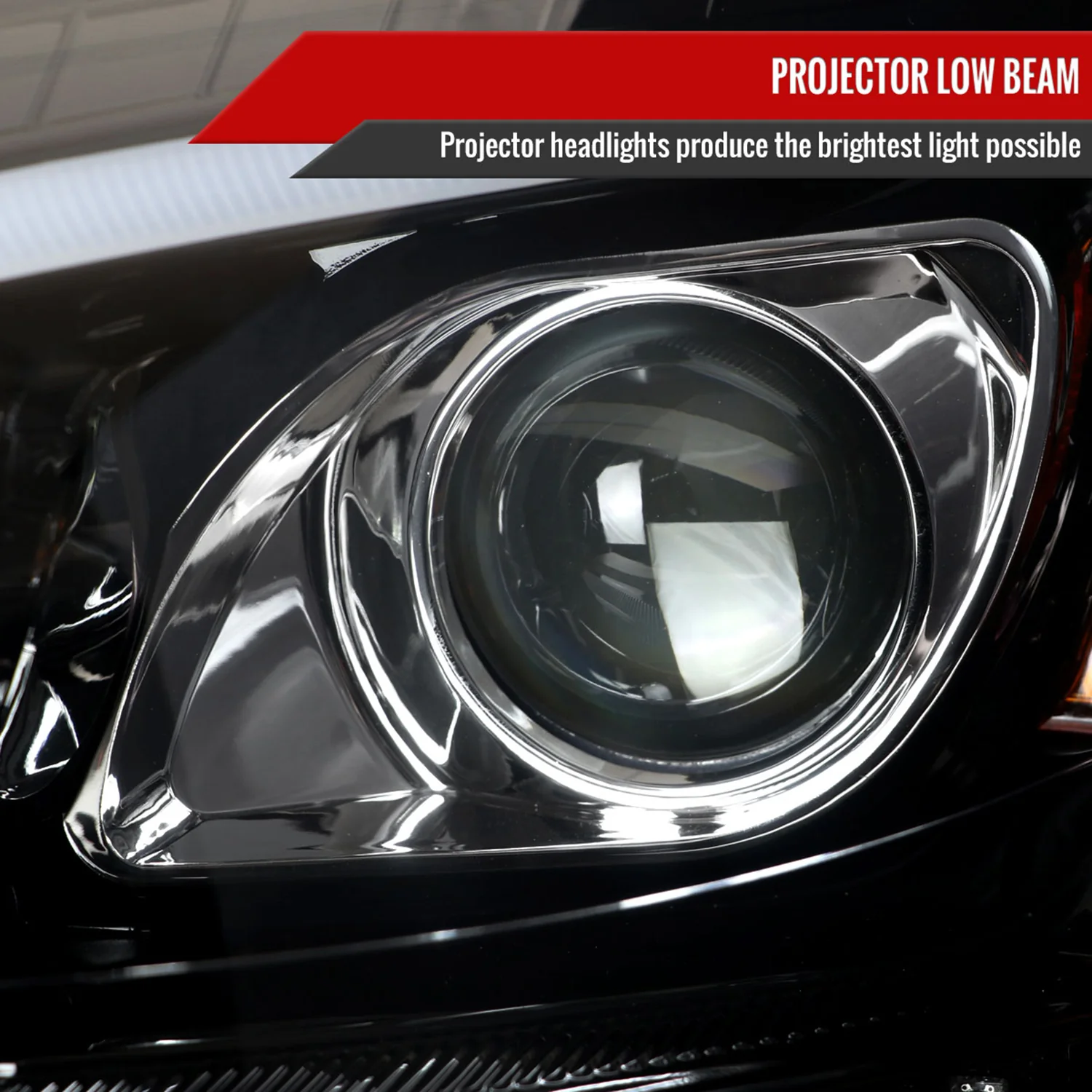 2006-2008 Mercedes W164 ML Class LED Bar Headlights Signal Lights Jet Black - Image 3