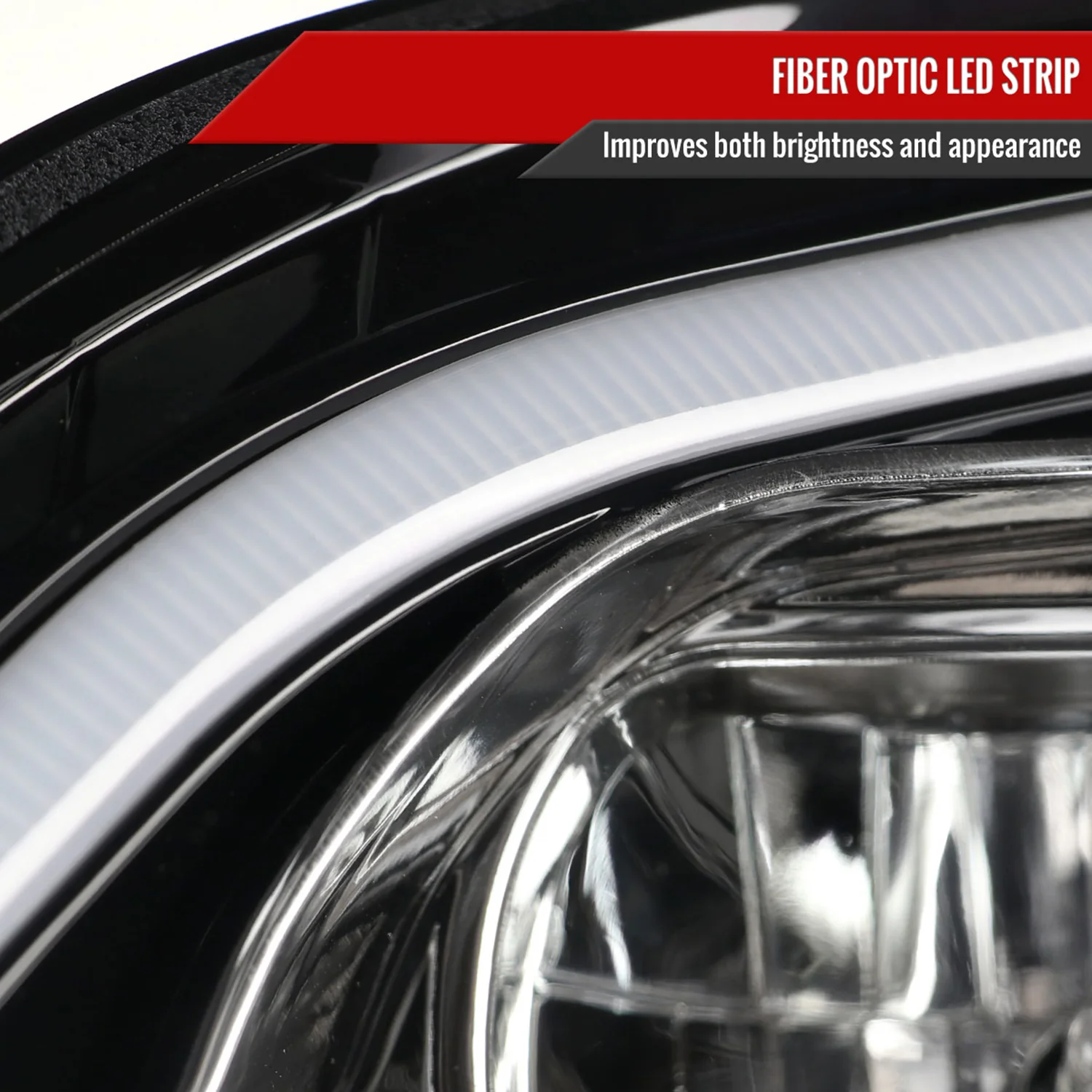 2006-2008 Mercedes W164 ML Class LED Bar Headlights Signal Lights Jet Black - Image 5