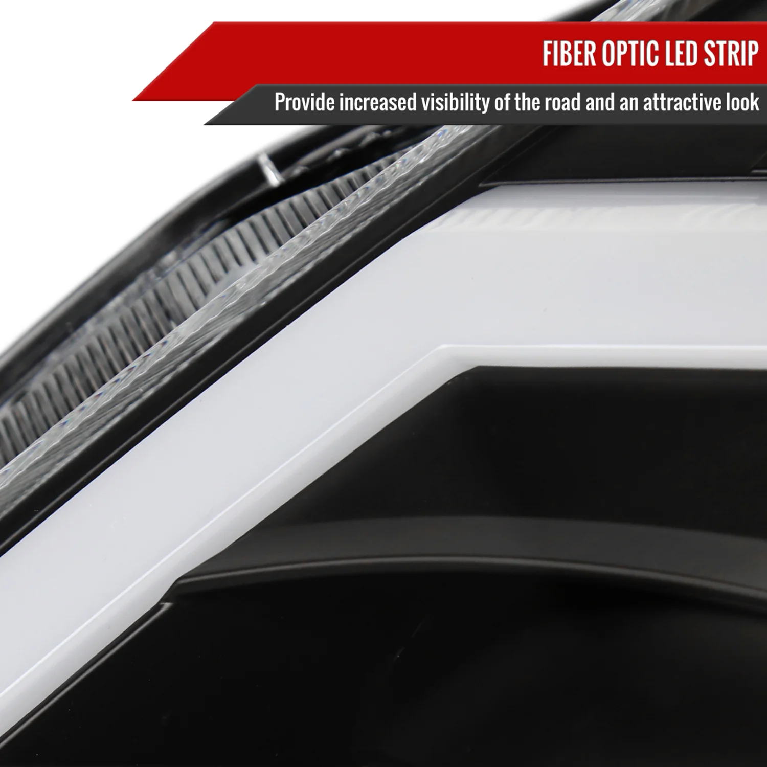 2006-2009 Nissan 350Z Turn Signal Animated LED Bar Projector Headlights Black - Image 5