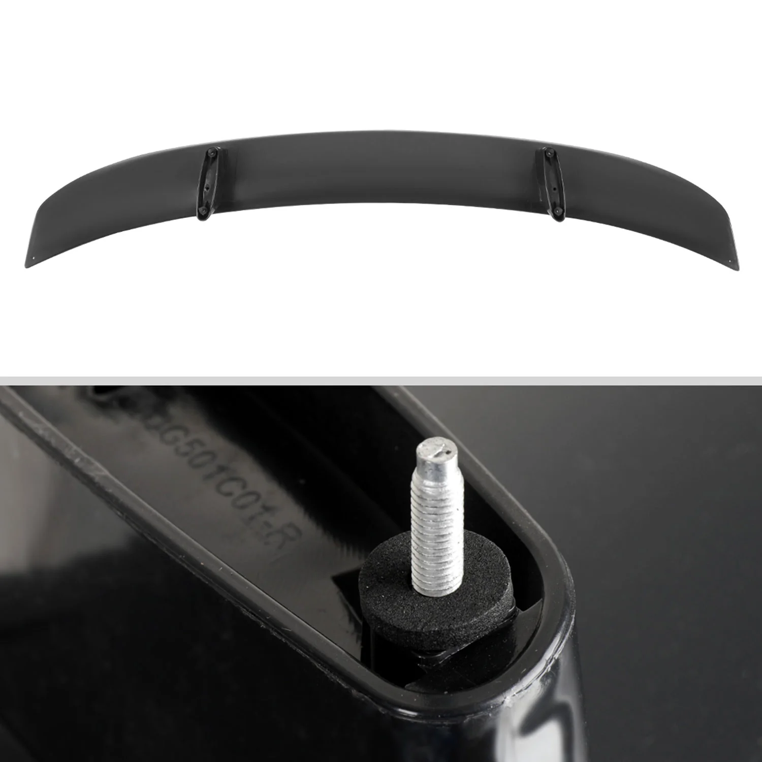 2006-2010 Dodge Charger Black ABS R/T Daytona OE Style Rear Spoiler Wing - Image 6