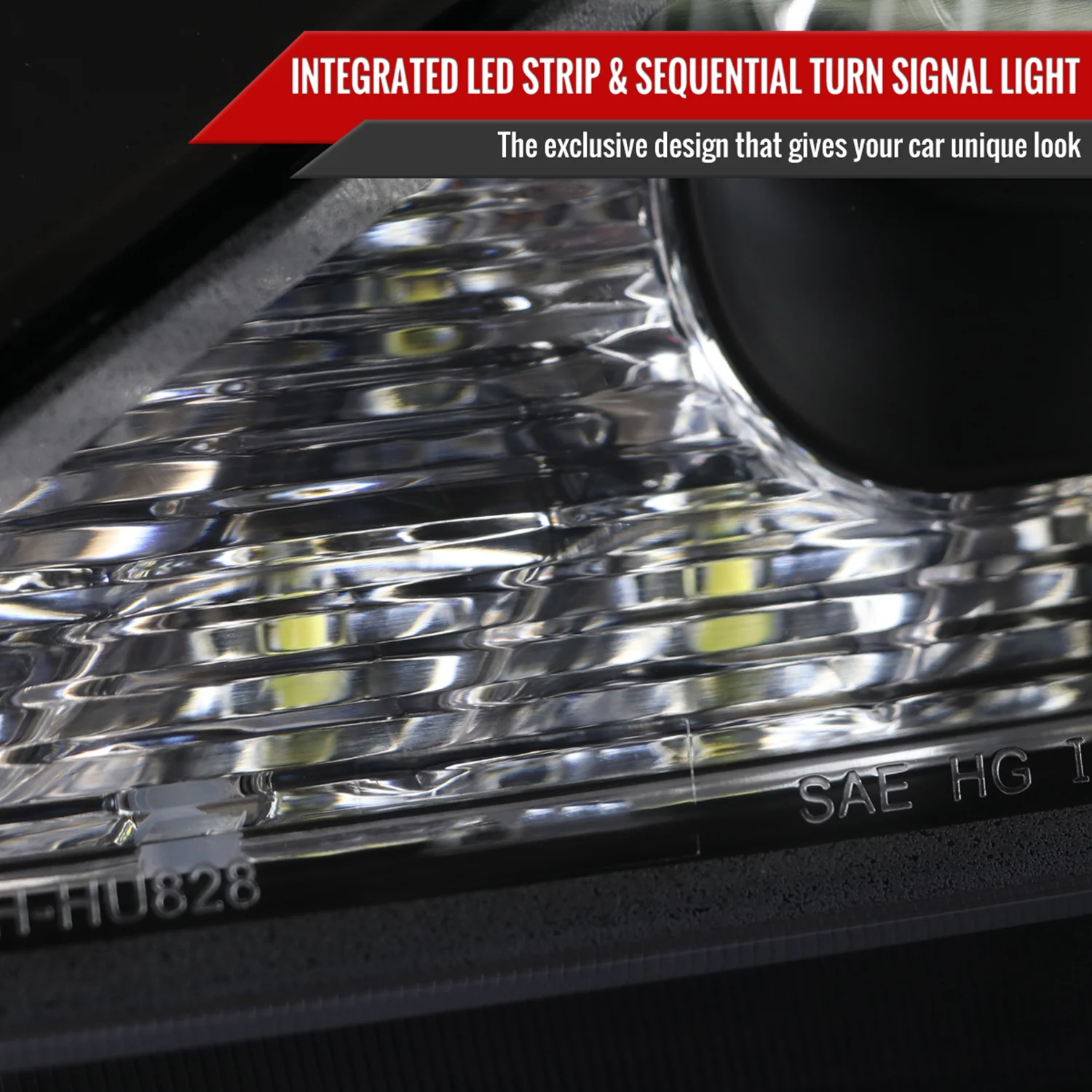 2006-2010 Lexus IS250/IS350 LED Light Projector Headlights Turn Signals Black - Image 5