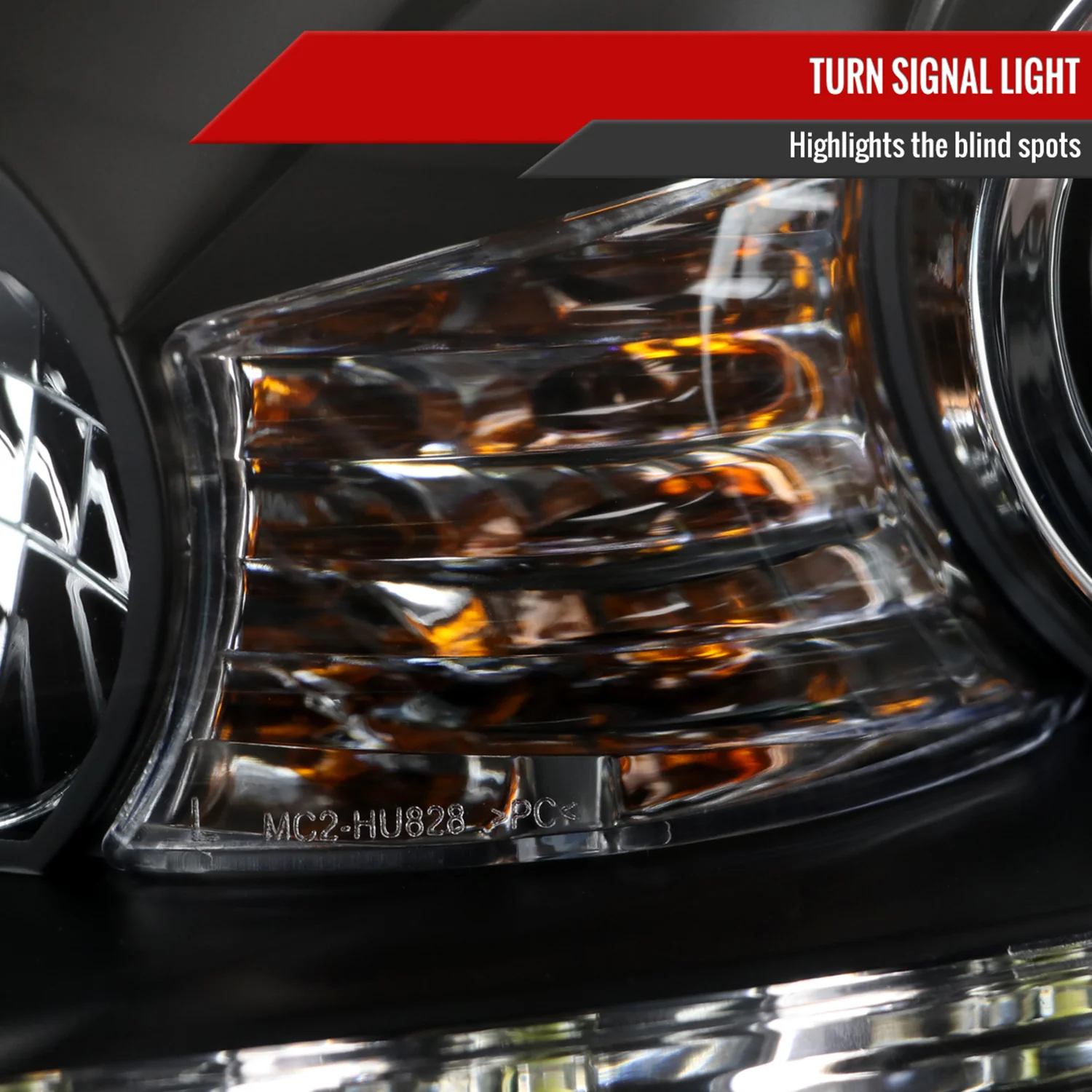 2006-2010 Lexus IS250/IS350 LED Light Projector Headlights Turn Signals Black - Image 6