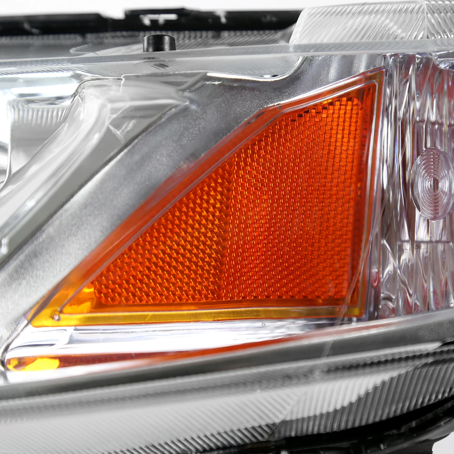 2006-2011 Honda Civic Sedan Crystal Headlights Chrome Housing/Clear Lens - Image 6