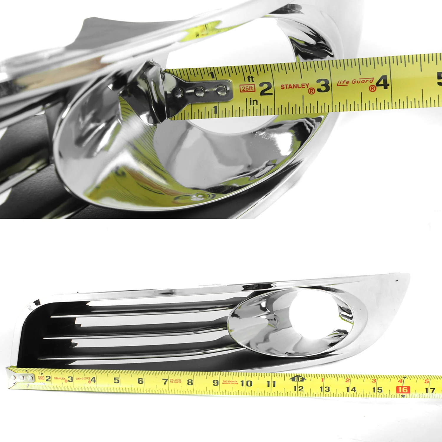 2006-2012 Chevrolet Impala LT/LTZ/SS Fog Lamp Covers Chrome - Image 9