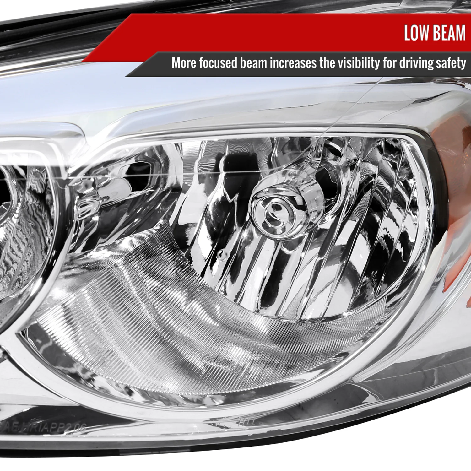 2006-2013 Chevy Impala/Monte Carlo/Impala Limited Factory Headlights Chrome - Image 3