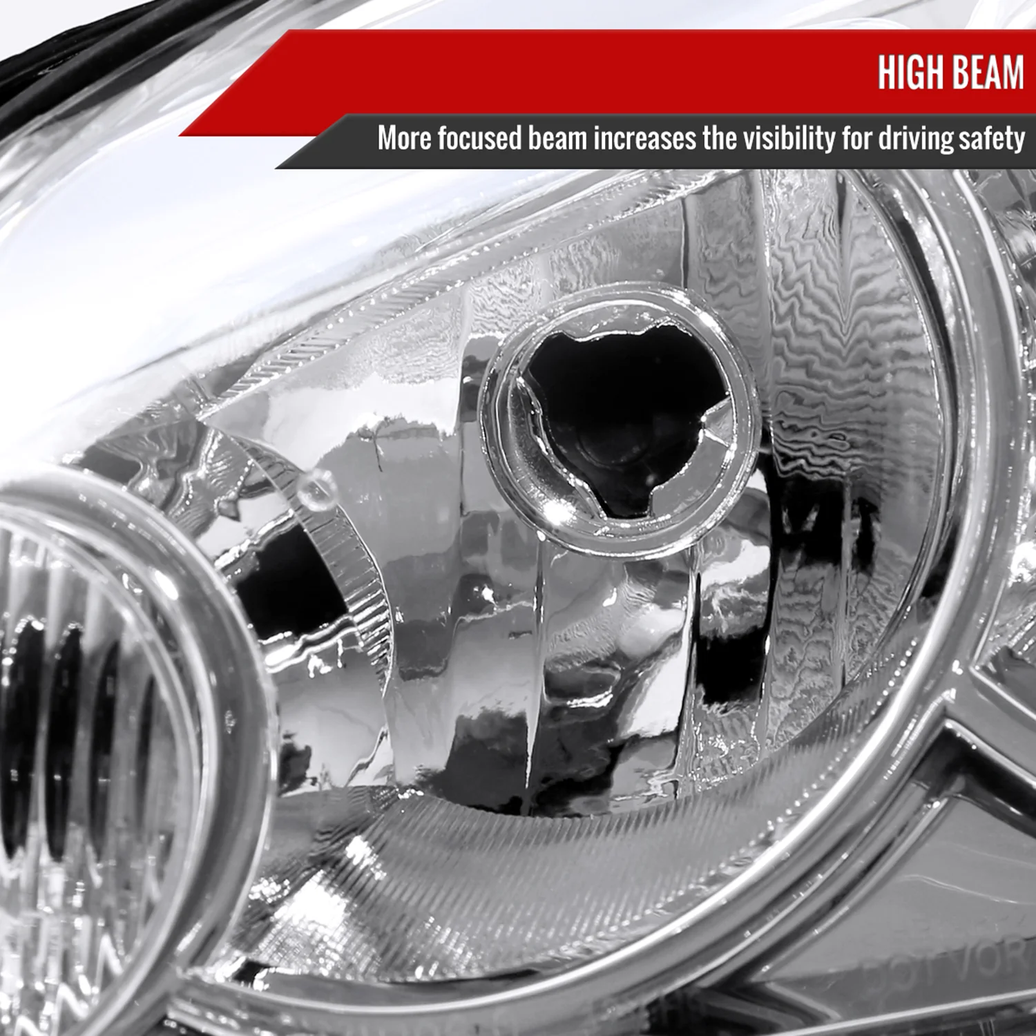 2006-2013 Chevy Impala/Monte Carlo/Impala Limited Factory Headlights Chrome - Image 4