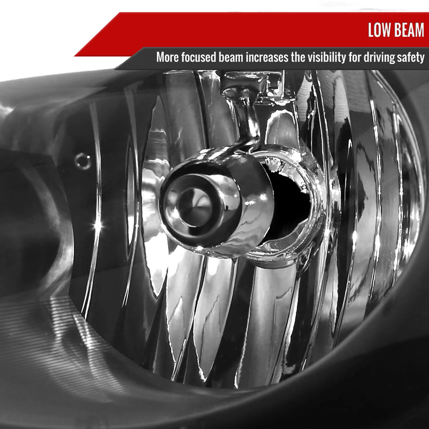 2006-2013 Chevy Impala/Monte Carlo/Impala Limited Factory Headlights LED Black - Image 3