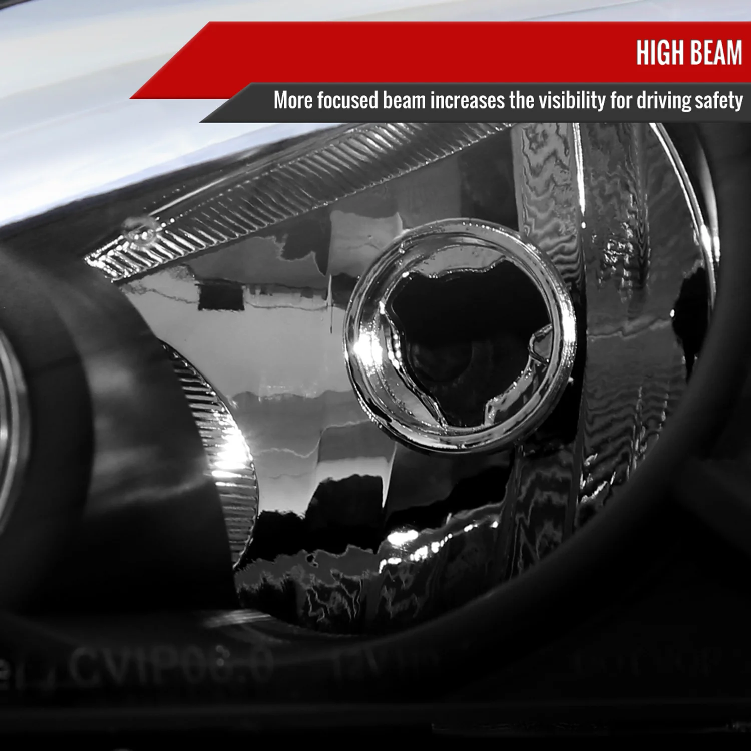 2006-2013 Chevy Impala/Monte Carlo/Impala Limited Factory Headlights LED Black - Image 4