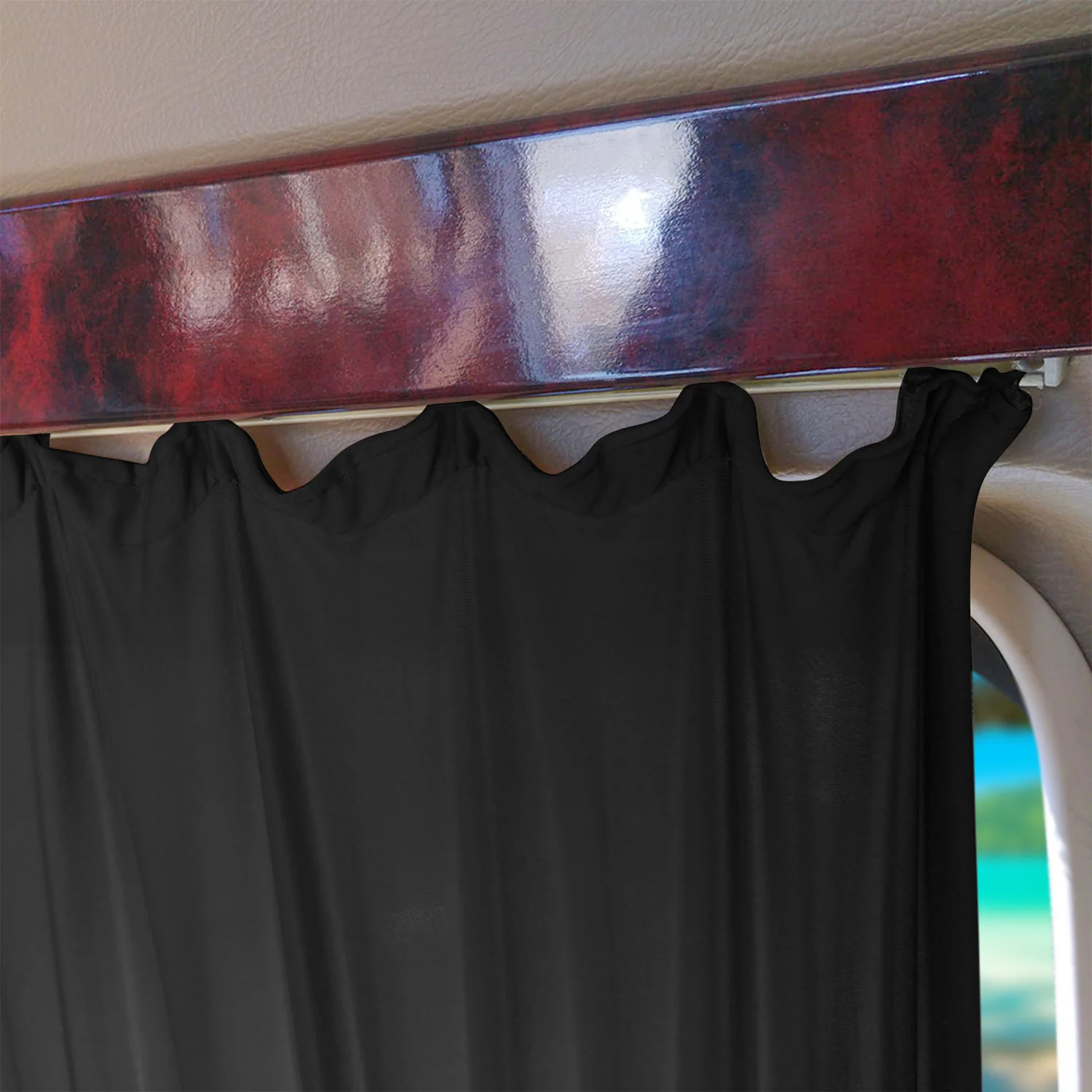 2006-2018 Mercedes Sprinter W906 Side Window Curtain L2 MWB Black 10 Pieces - Image 6