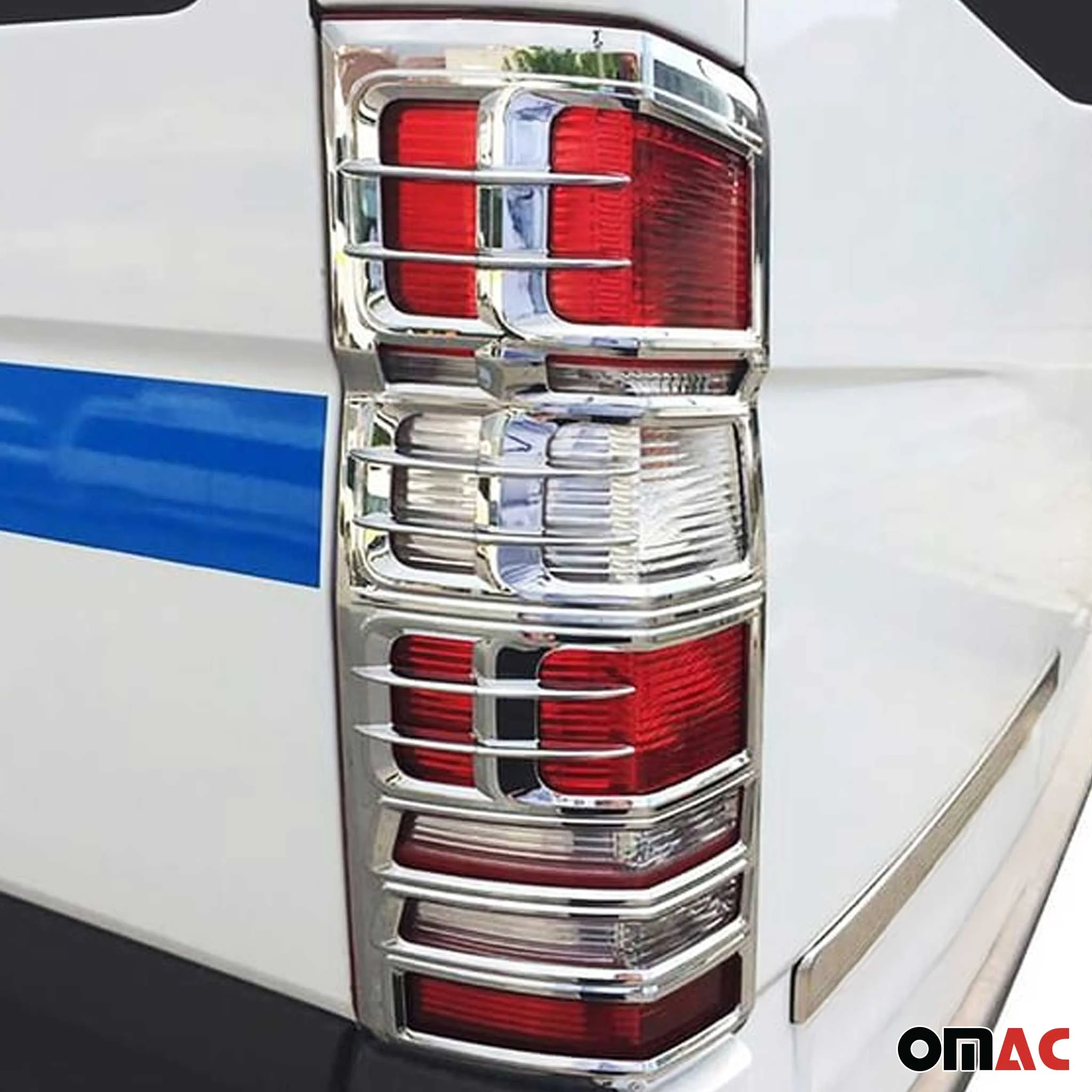 2006-2018 Mercedes Sprinter W906 Trunk Tail Light Trim Frame Chrome 2 Pcs - Image 3