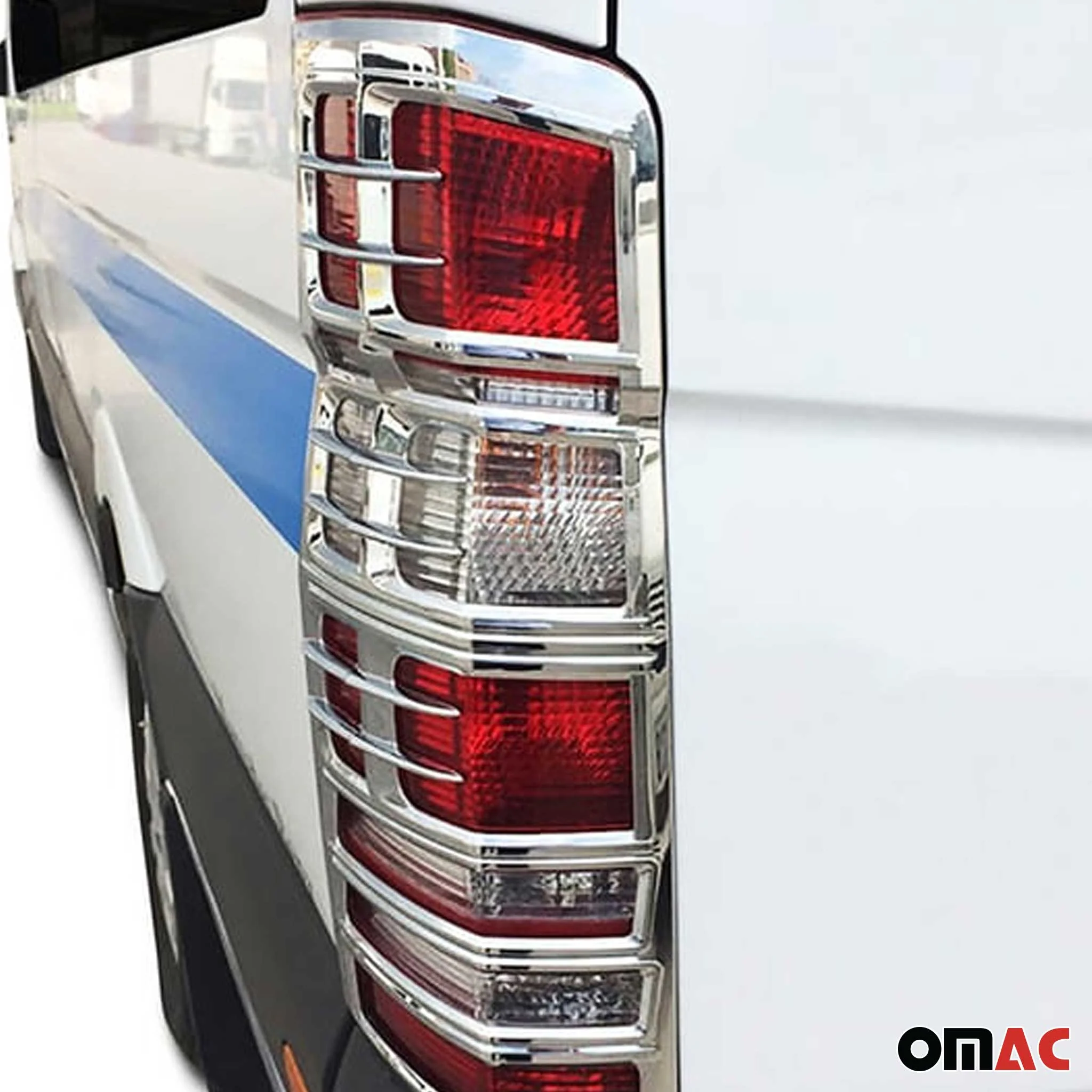 2006-2018 Mercedes Sprinter W906 Trunk Tail Light Trim Frame Chrome 2 Pcs - Image 6