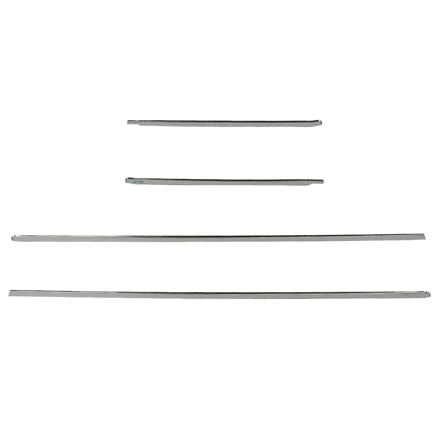 2007-2009 Chevrolet Tahoe Stainless Steel Side Door Trim Set 4Pcs - Image 9