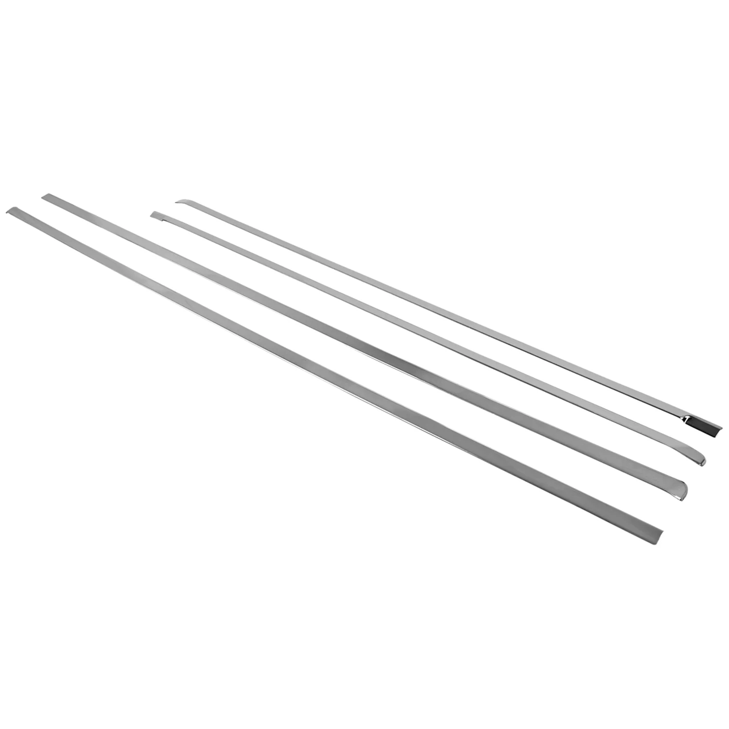 2007-2009 Chevy Avalanche/Suburban Stainless Steel Side Door Trim Set 4Pcs