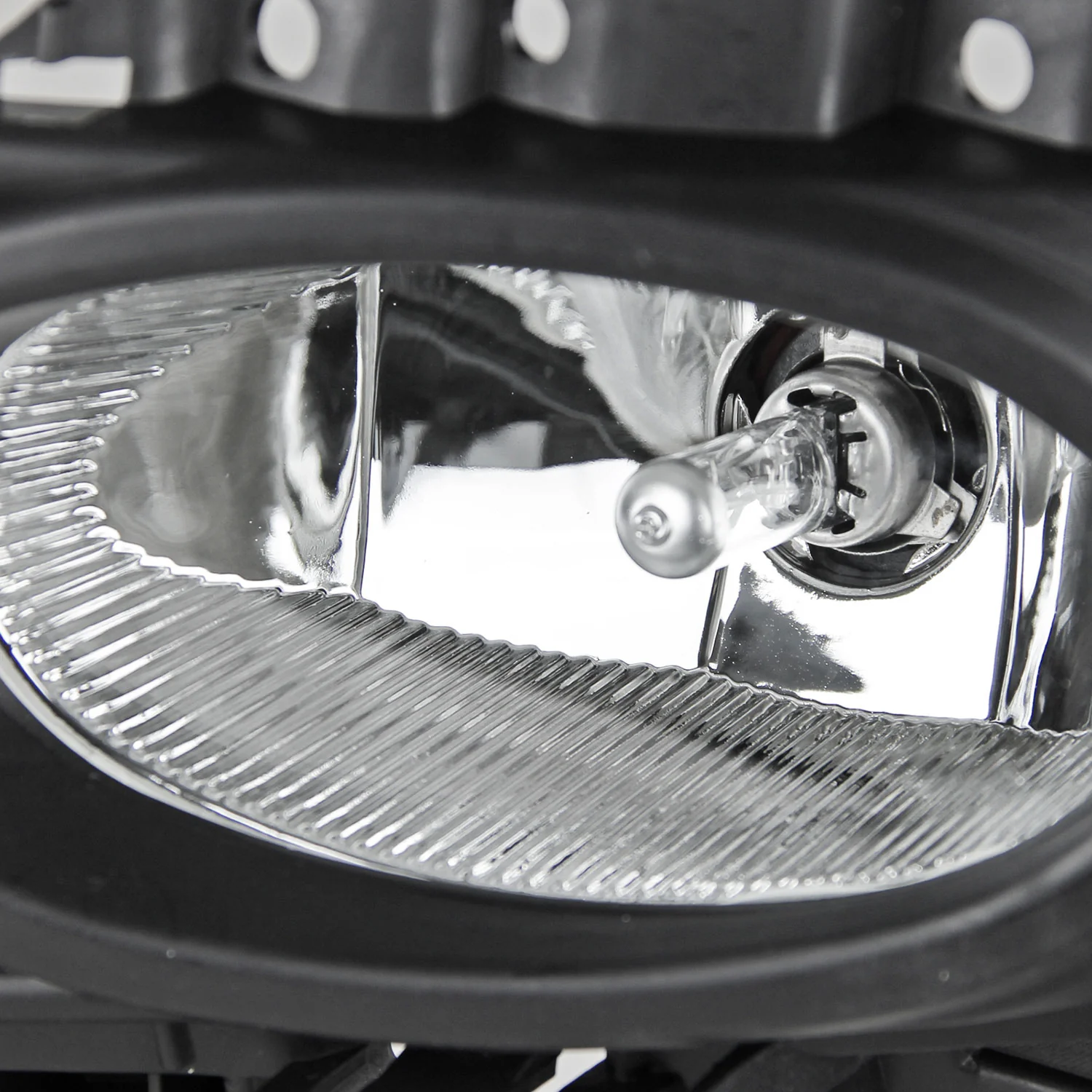 2007-2009 Mazda 3 Sedan H11 Fog Lights Kit Chrome Housing/Clear Lens - Image 2