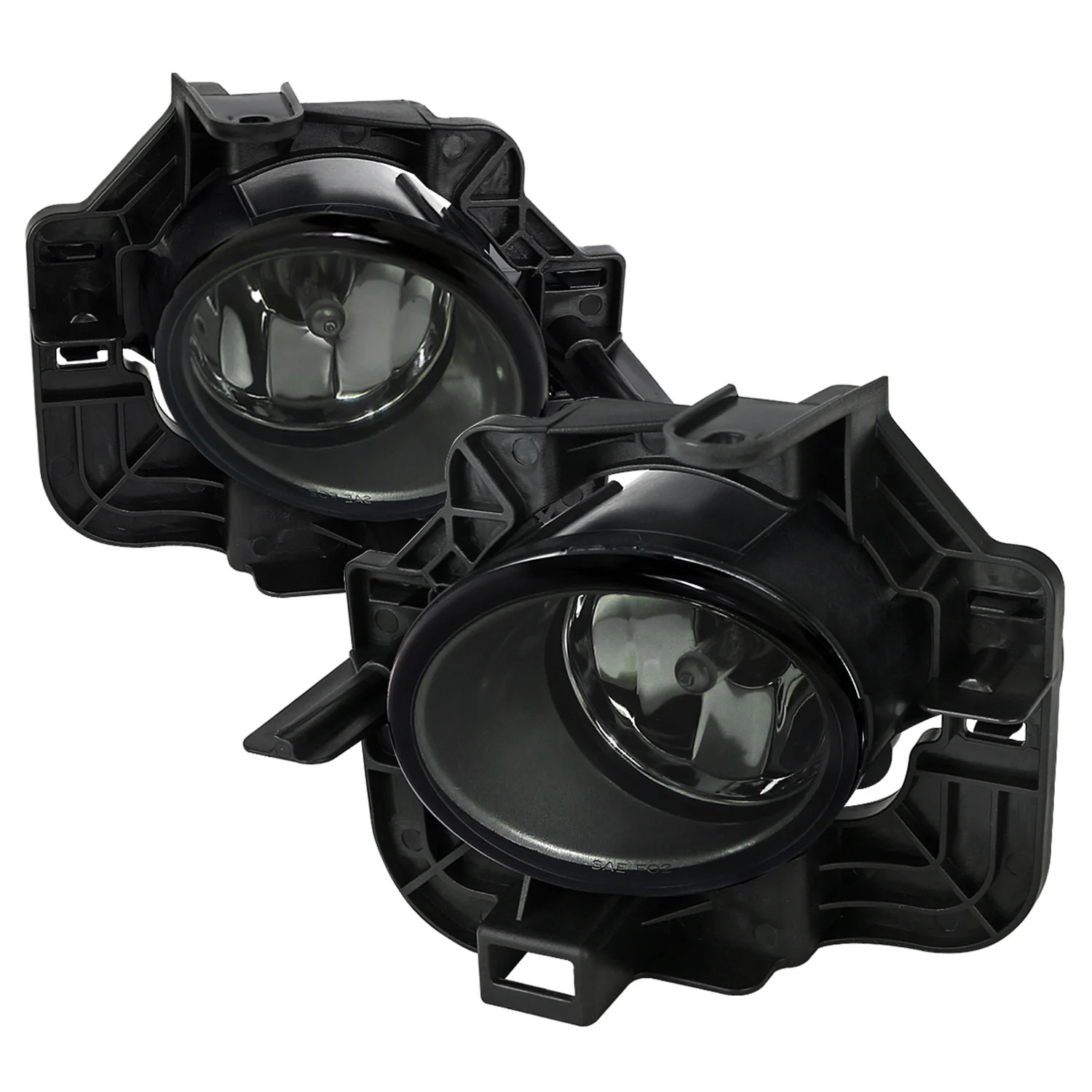 2007-2009 Nissan Altima Sedan H11 Fog Lights Kit Chrome Housing/Smoke Lens