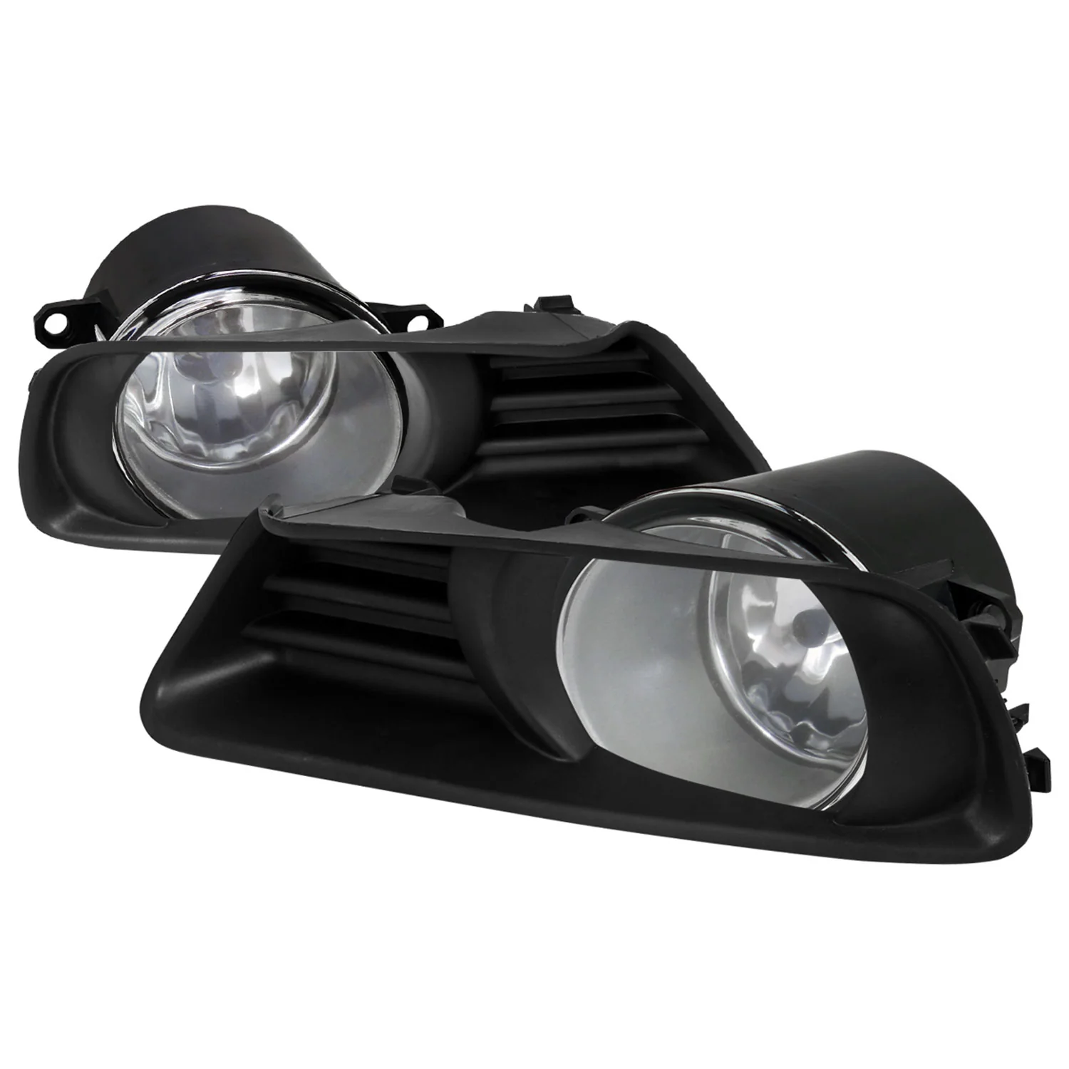 2007-2009 Toyota Camry H11 Fog Lights Kit Chrome Housing/Clear Lens