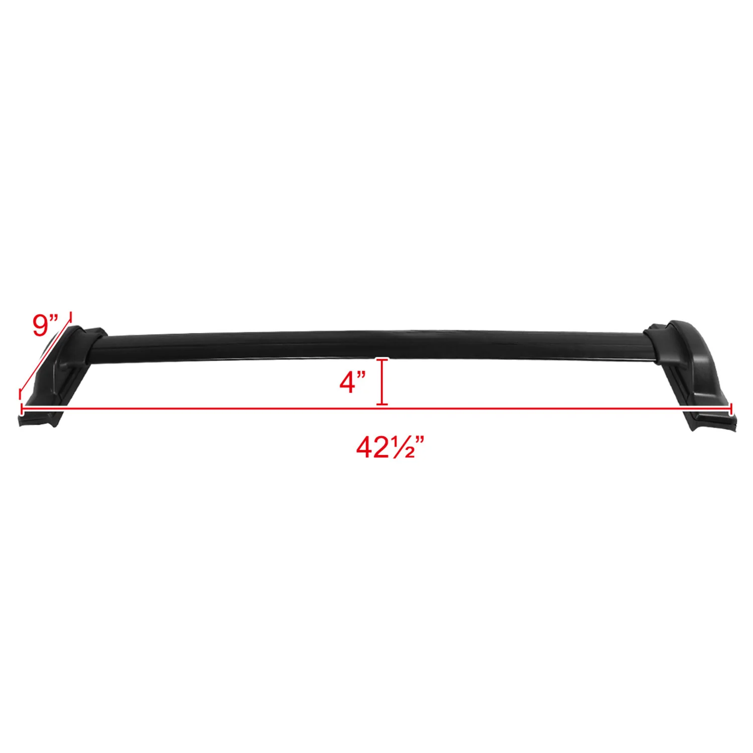2007-2011 Honda CR-V Aluminum Roof Rack Cross Bars Black - Image 2