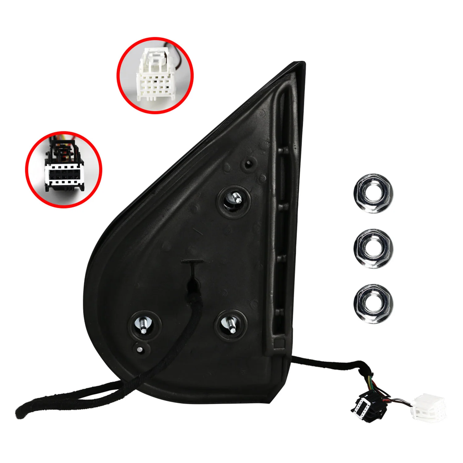 2007-2013 Chevy Silverado/GMC Sierra Matt Black Heated Side Mirror Passenger - Image 7