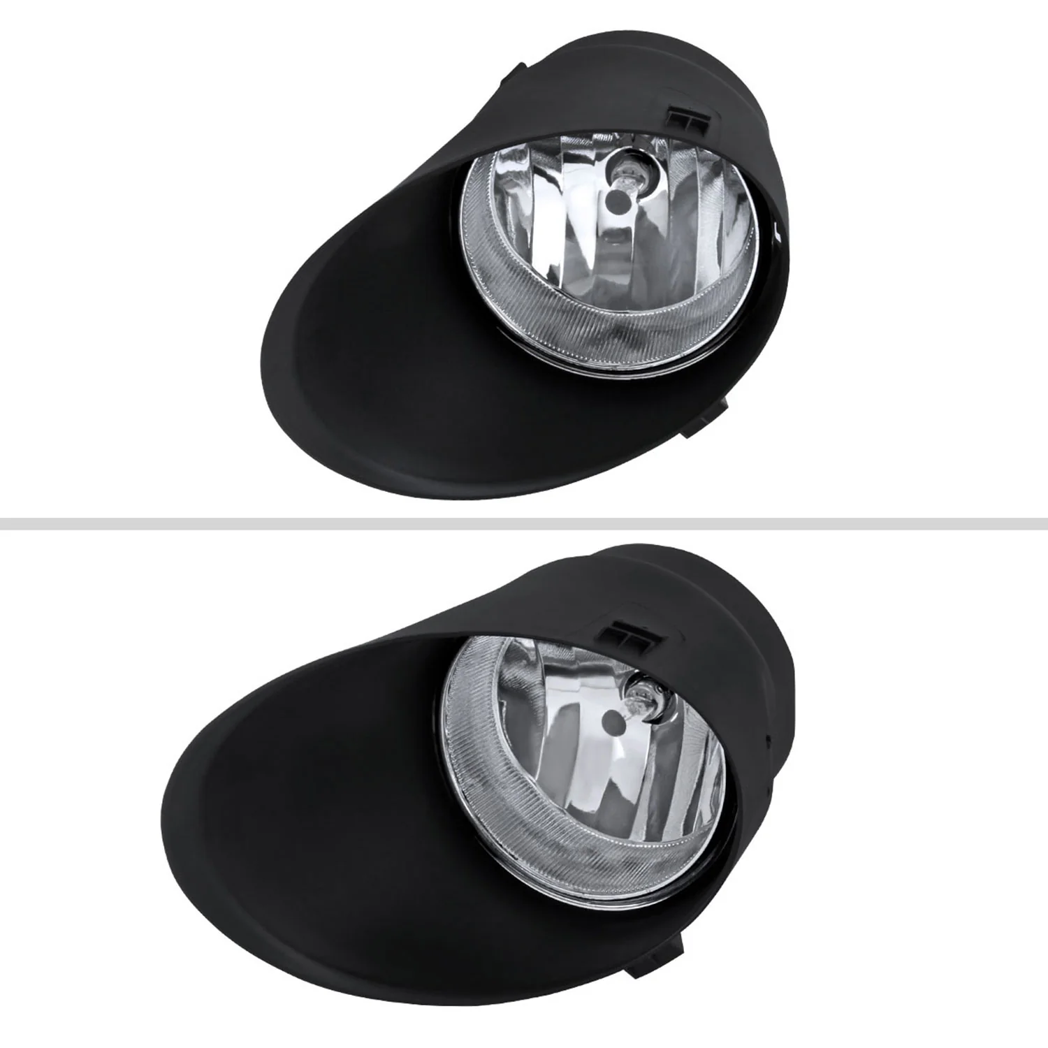 2007-2013 Toyota Tundra/Sequoia H10 Fog Lights Kit Chrome Housing/Clear Lens - Image 2