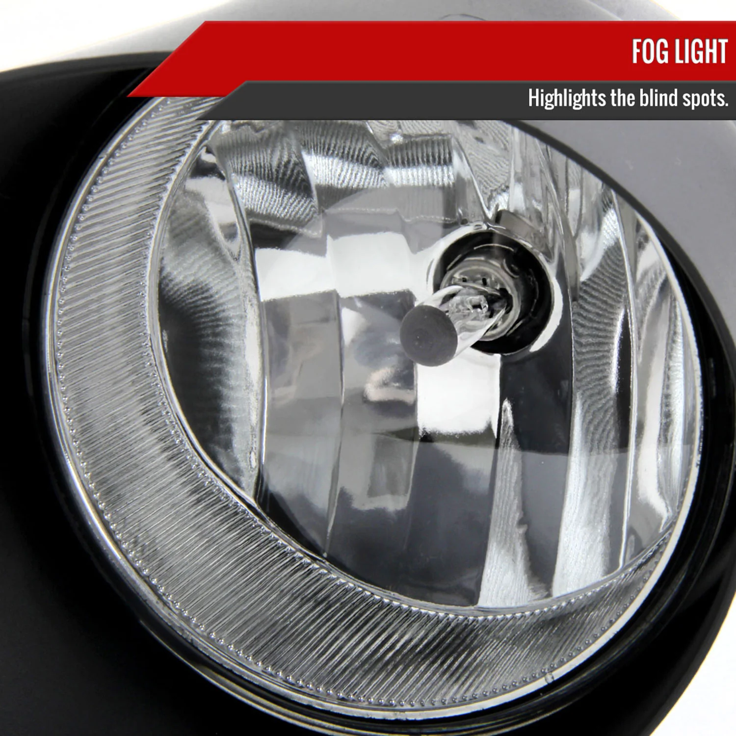 2007-2013 Toyota Tundra/Sequoia H10 Fog Lights Kit Chrome Housing/Clear Lens - Image 3