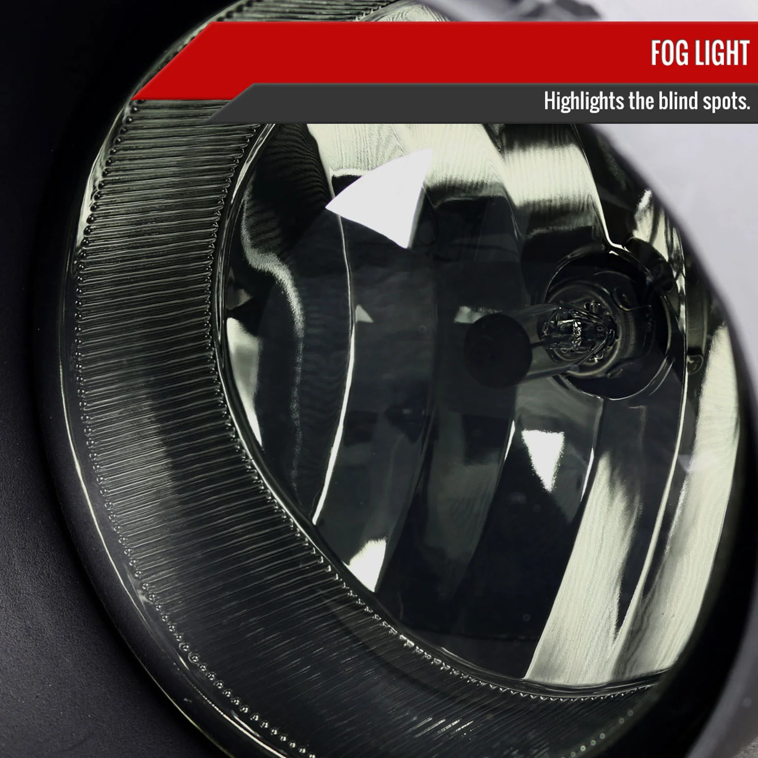 2007-2013 Toyota Tundra/Sequoia H10 Fog Lights Kit Chrome Housing/Smoke Lens - Image 3