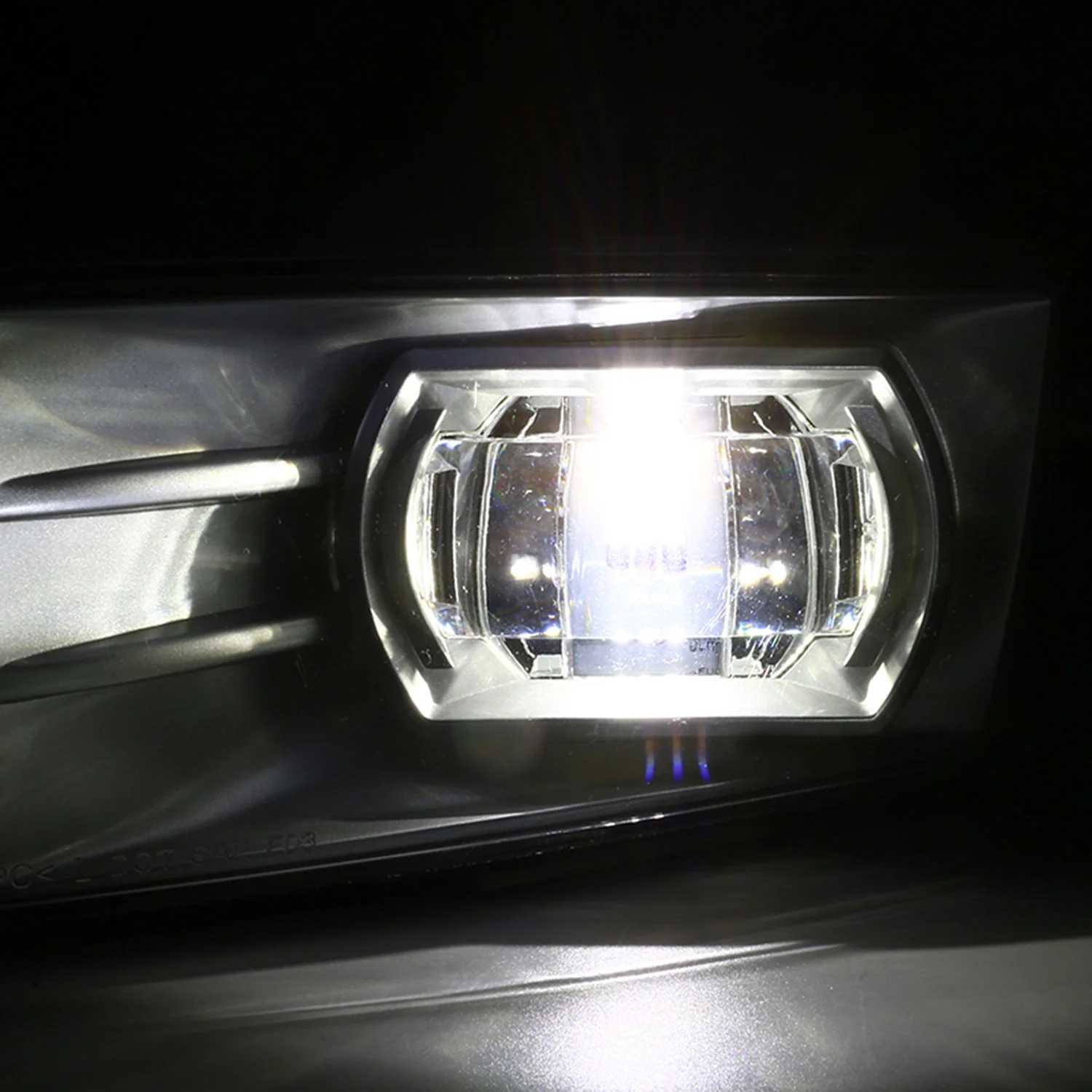2007-2014 Chevy Avalanche/Silverado/Suburban/Tahoe LED Fog Lights Chrome - Image 2