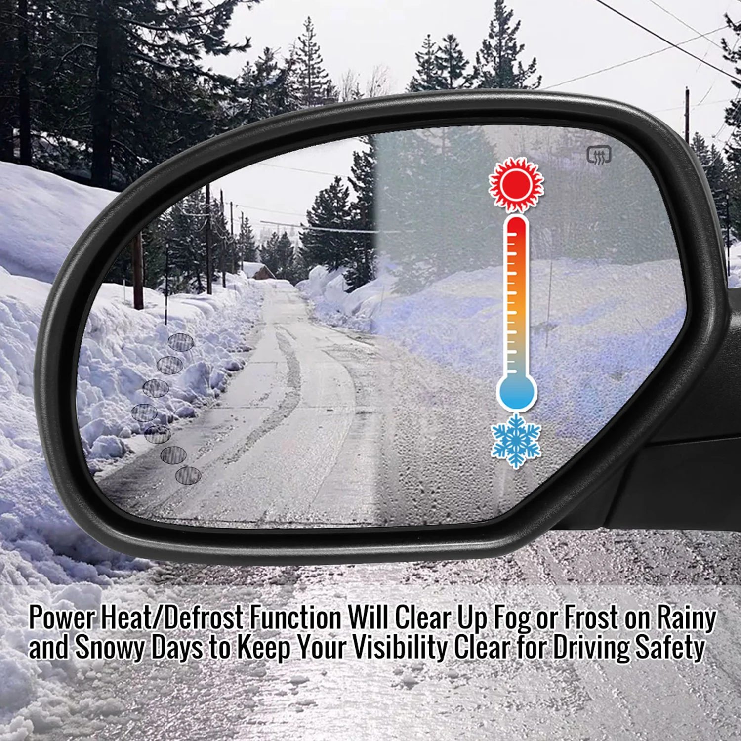 2007-2014 Chevy Silverado/Avalanche/Tahoe/Sierra Heated Side Mirror Driver - Image 10