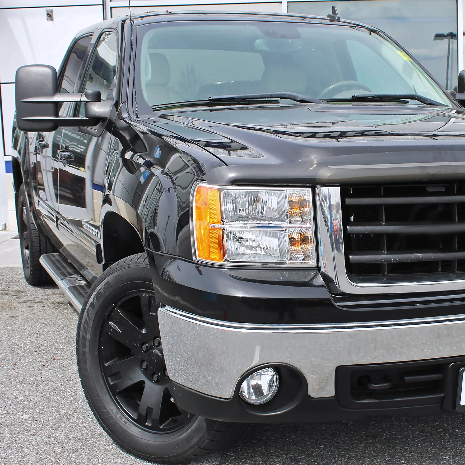 2007-2014 GMC Sierra 1500 2500HD/3500HD H8 Fog Lights Kit Chrome/Clear Lens - Image 10