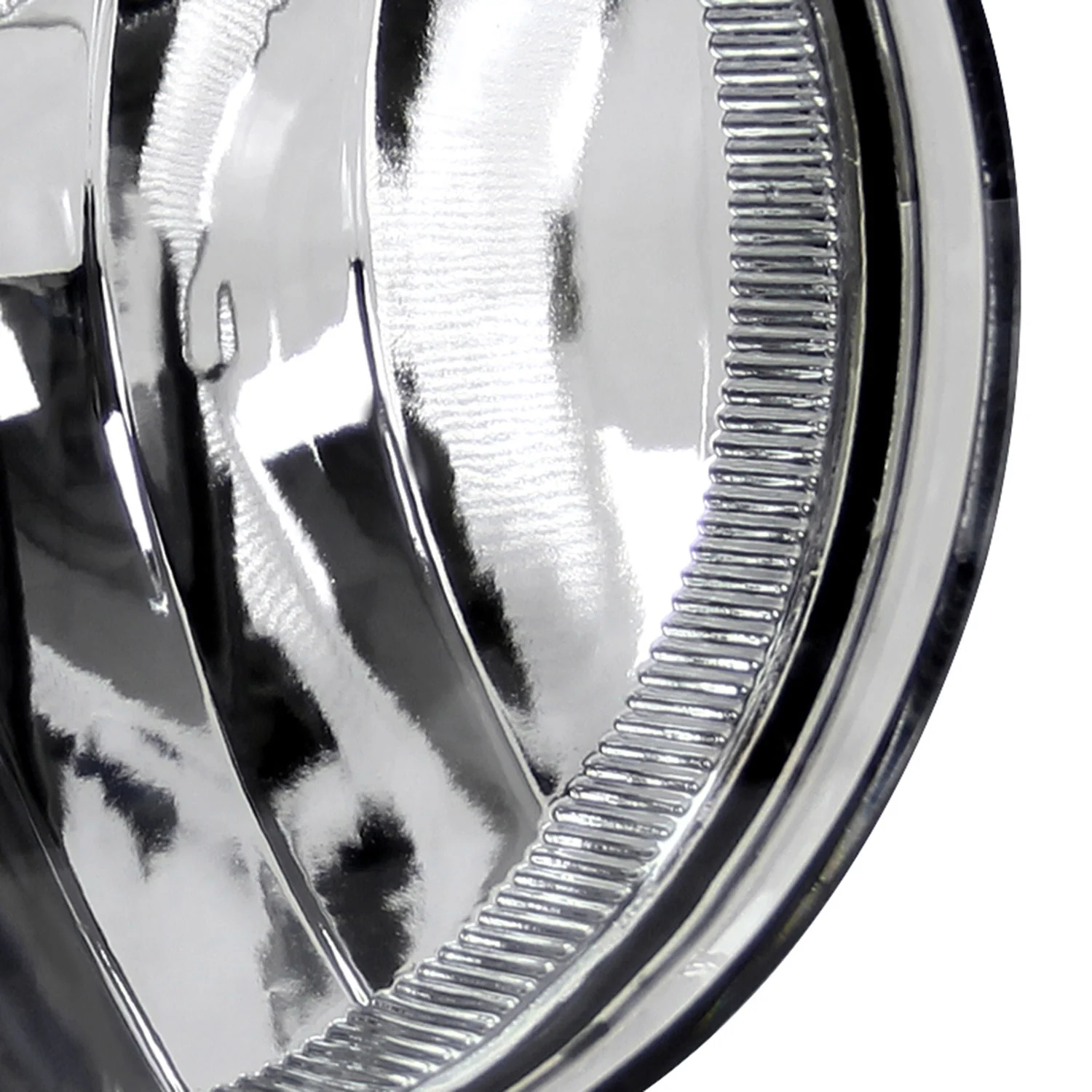 2007-2014 GMC Sierra 1500 2500HD/3500HD H8 Fog Lights Kit Chrome/Clear Lens - Image 4