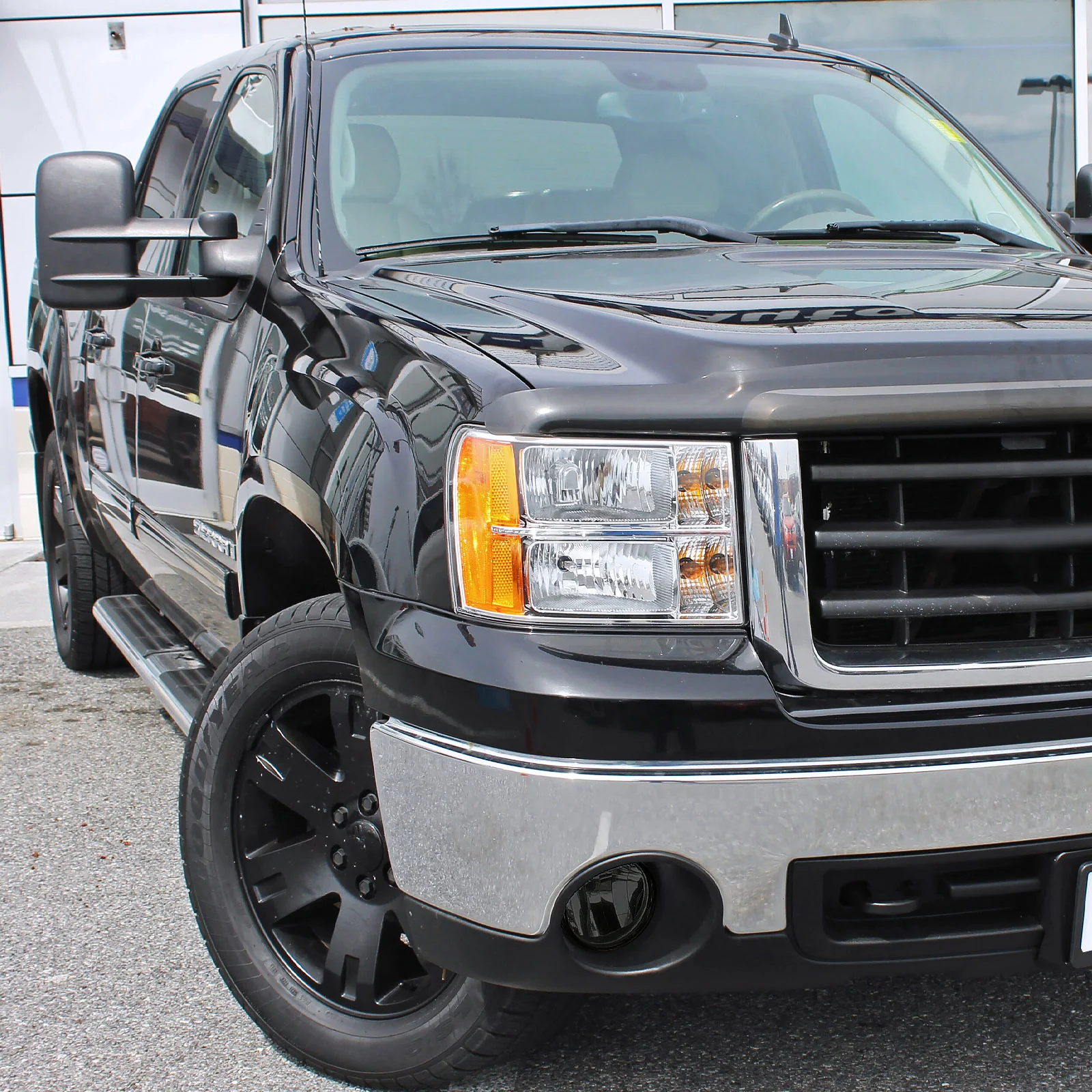 2007-2014 GMC Sierra 1500 2500HD/3500HD H8 Fog Lights Kit Chrome/Smoke Lens - Image 10