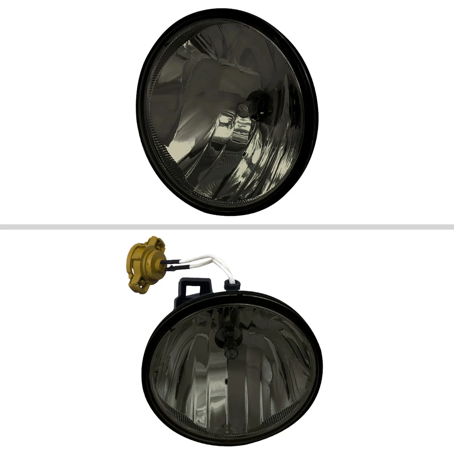 2007-2014 GMC Yukon/ XL Chevy Suburban/Tahoe H16 Fog Lights Kit Chrome/Smoke - Image 2