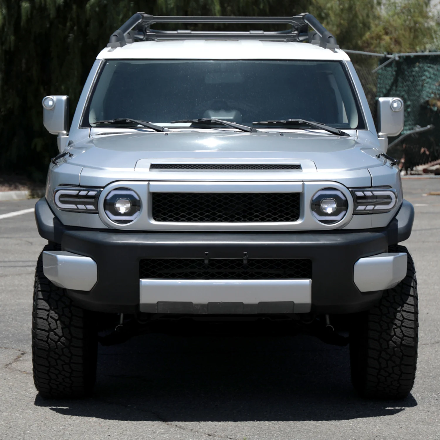 2007-2014 Toyota FJ Cruiser Full LED Projector Headlights LED Signal Black - Image 10