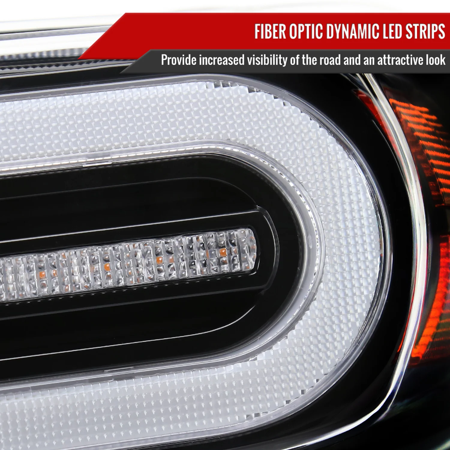 2007-2014 Toyota FJ Cruiser Full LED Projector Headlights LED Signal Black - Image 5