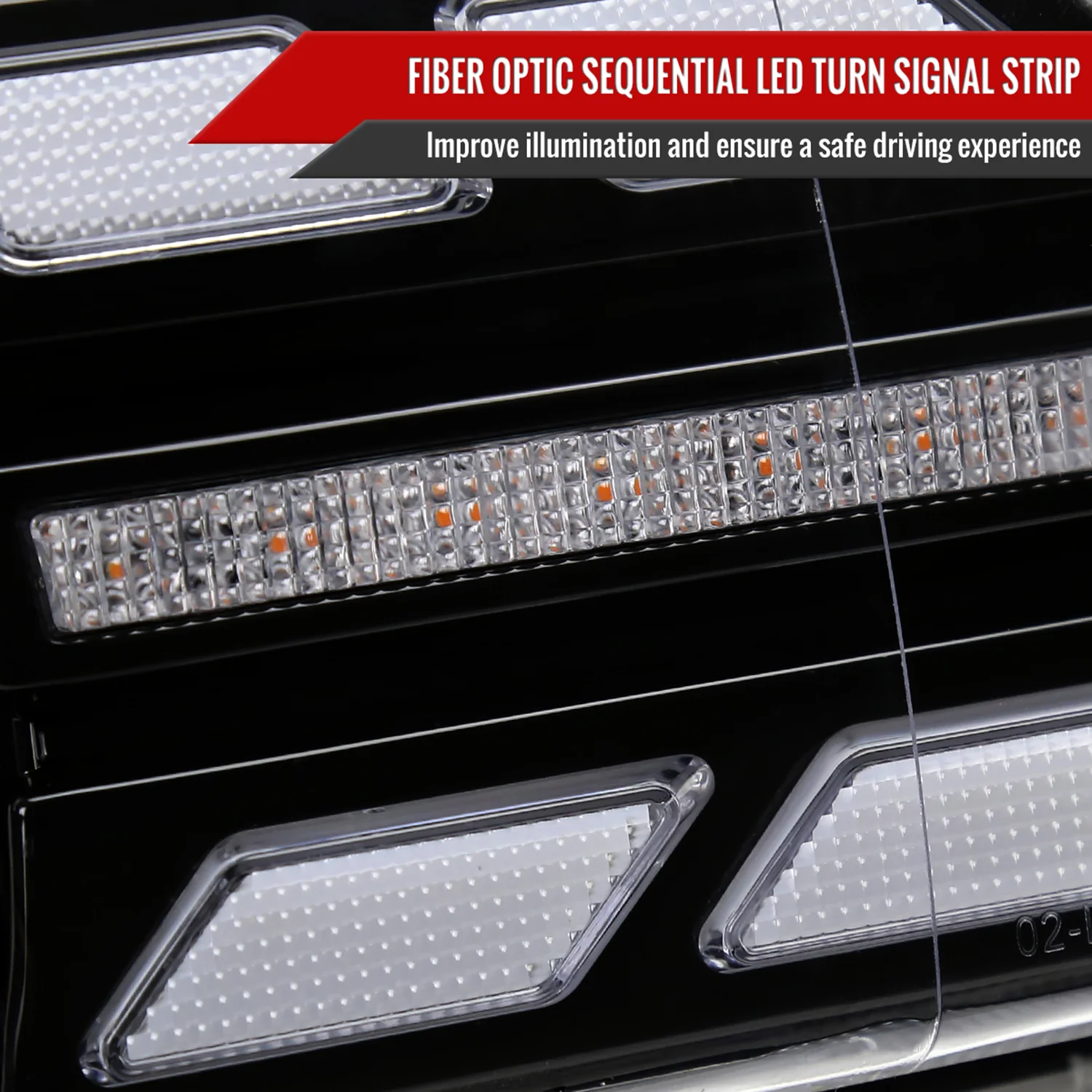 2007-2014 Toyota FJ Cruiser Full LED Projector Headlights LED Signal Black - Image 6