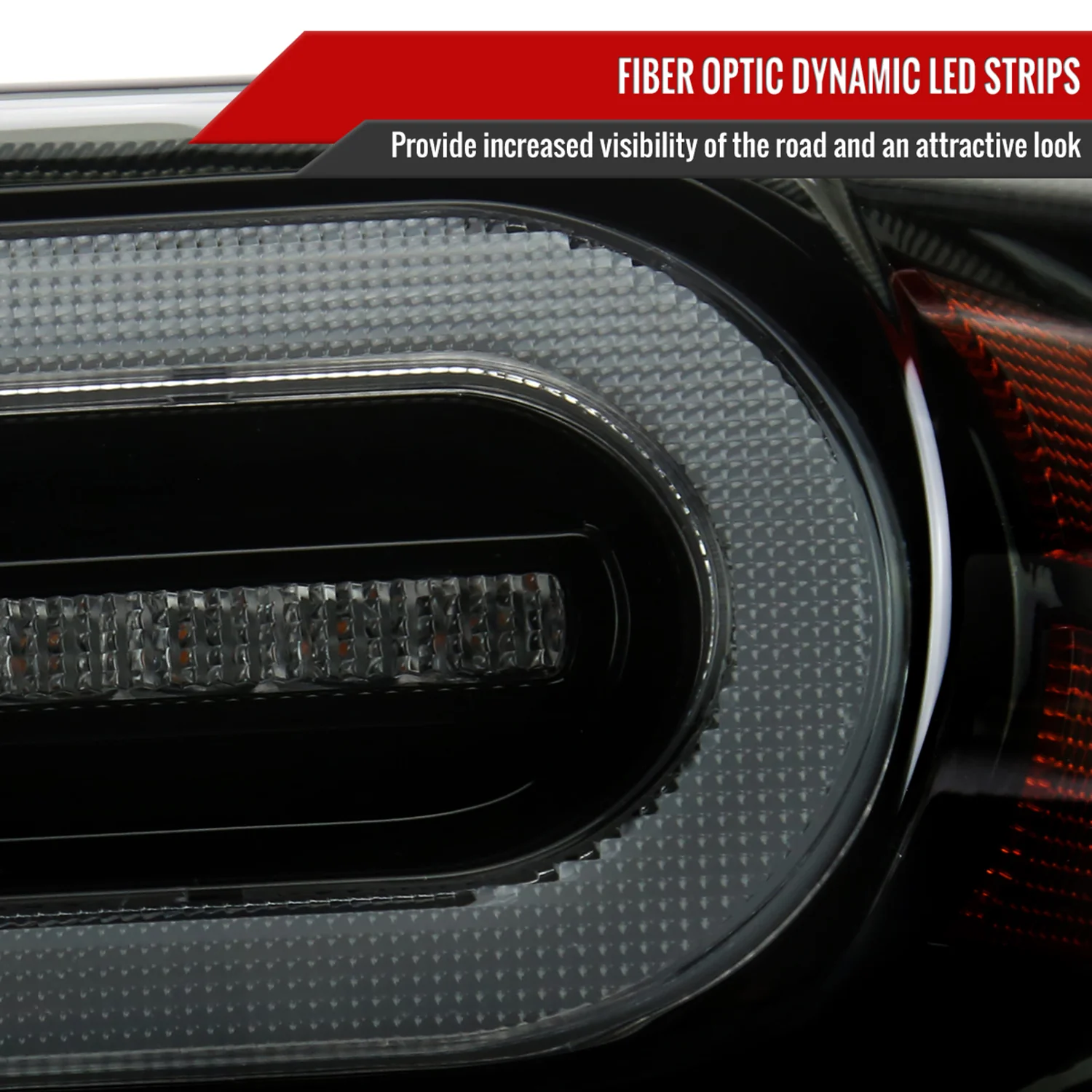 2007-2014 Toyota FJ Cruiser Full LED Projector Headlights LED Signal Smoke - Image 5