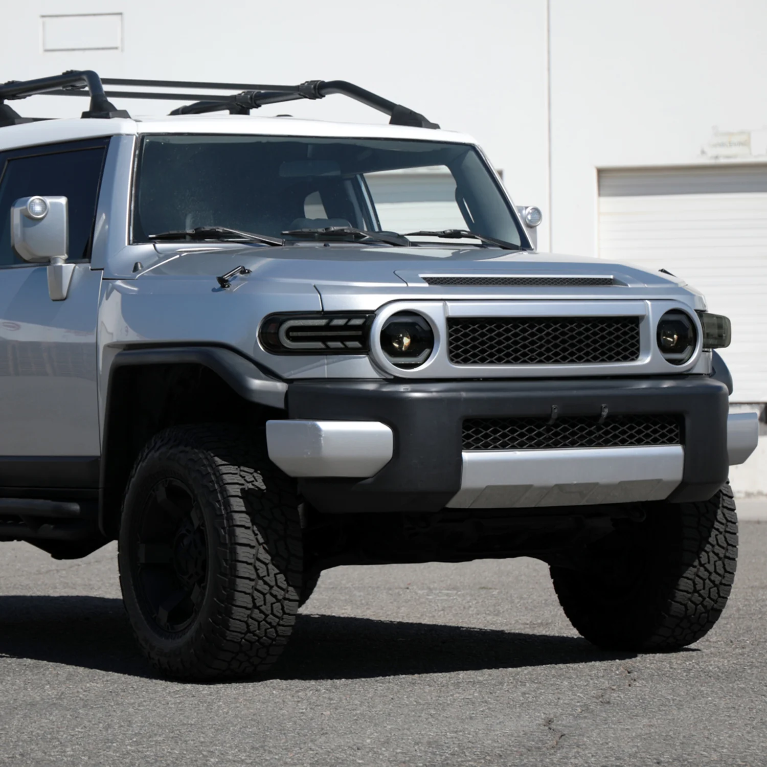 2007-2014 Toyota FJ Cruiser Full LED Projector Headlights LED Signal Smoke - Image 9