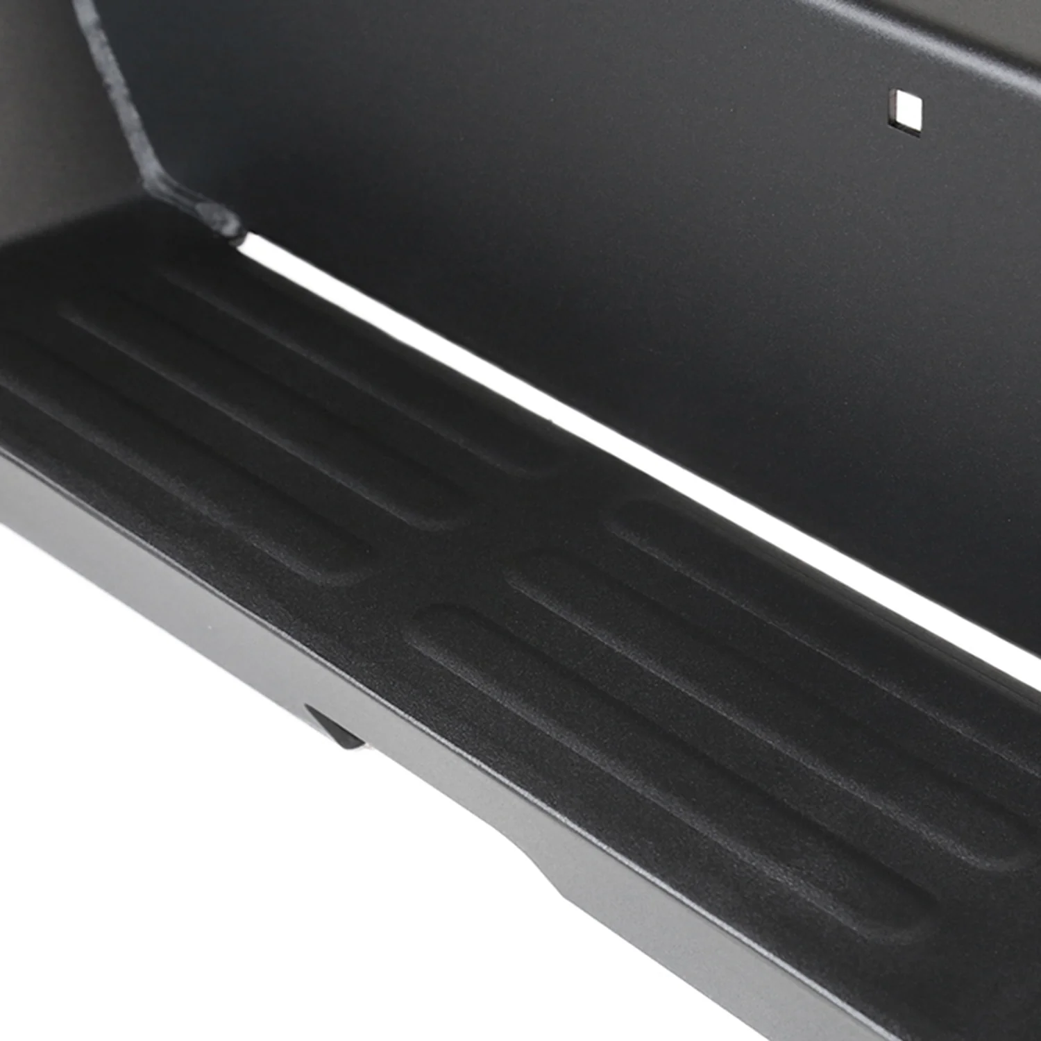 2007-2018 GMC Sierra 1500 Black Heavy Duty Steel Rear Step Bumper License Lamp - Image 6
