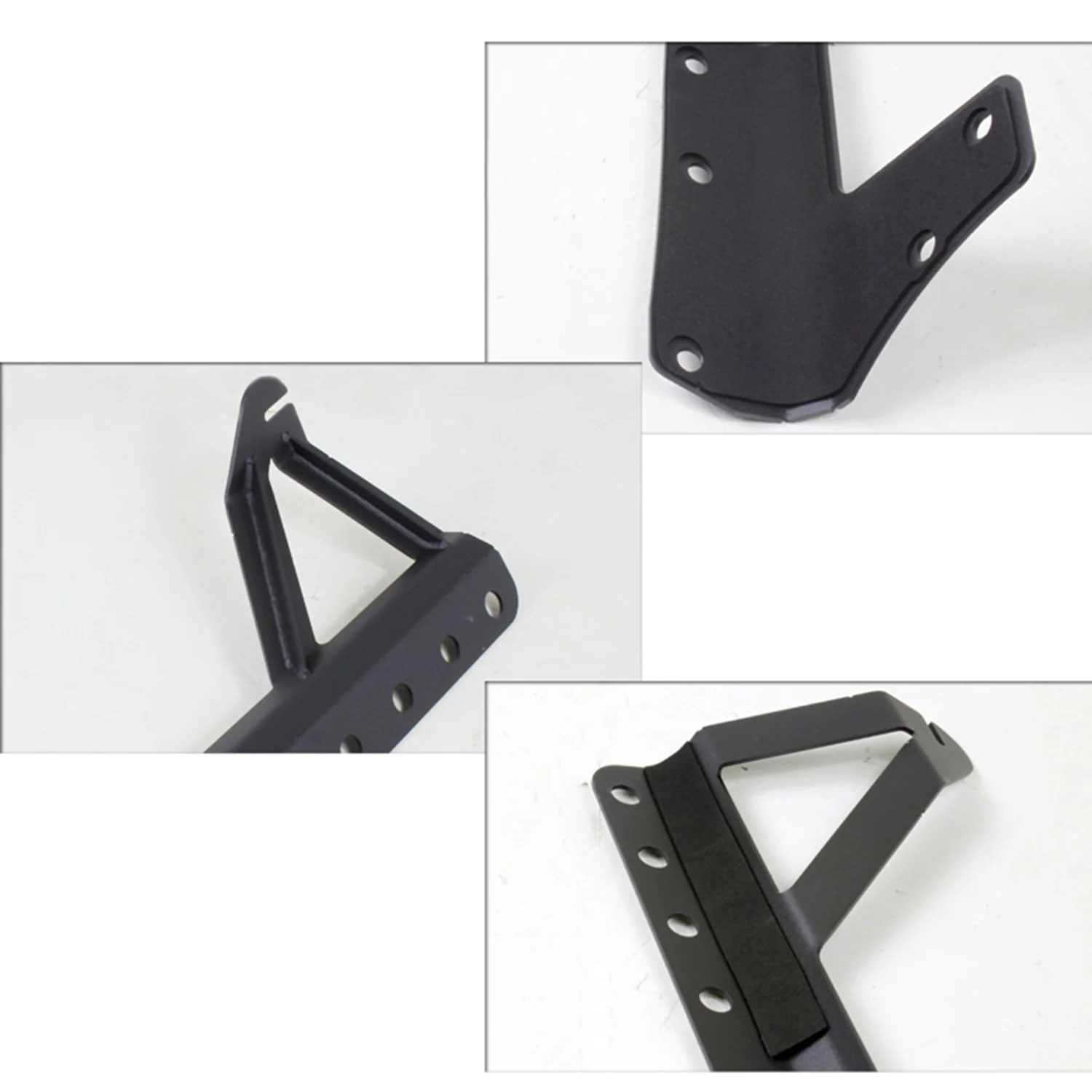 2007-2018 Jeep Wrangler 50" Windshield Light Mounting Bracket Black - Image 2