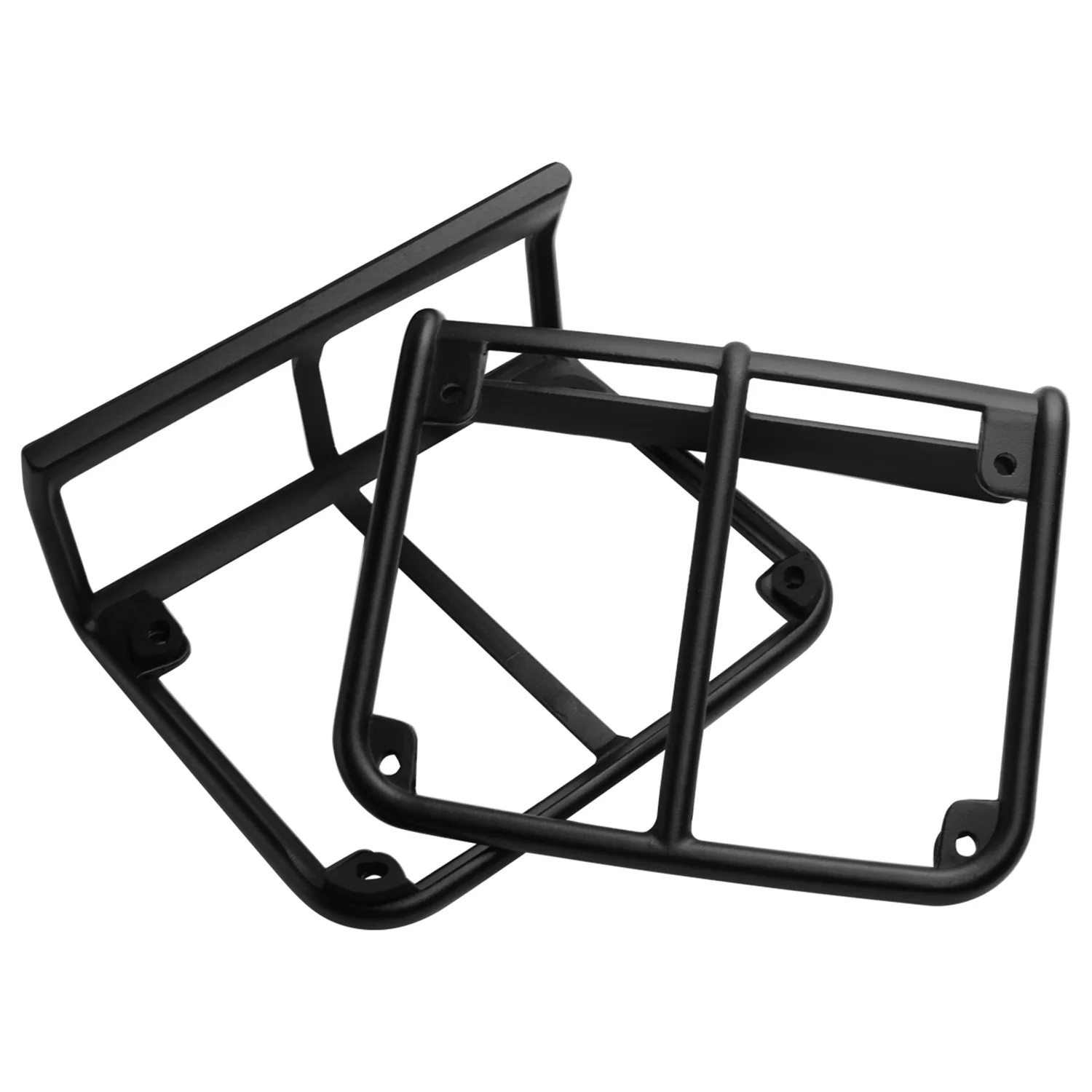 2007-2018 Jeep Wrangler JK Black Steel Tail Light Guards - Image 2