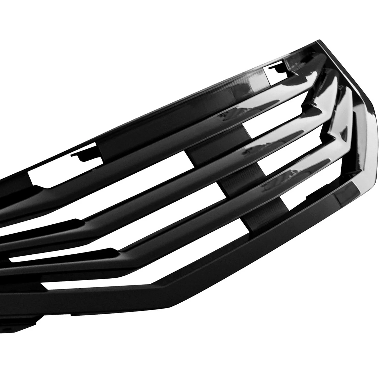 2008-2010 Honda Accord Coupe Black ABS Mu Style Grille - Image 3