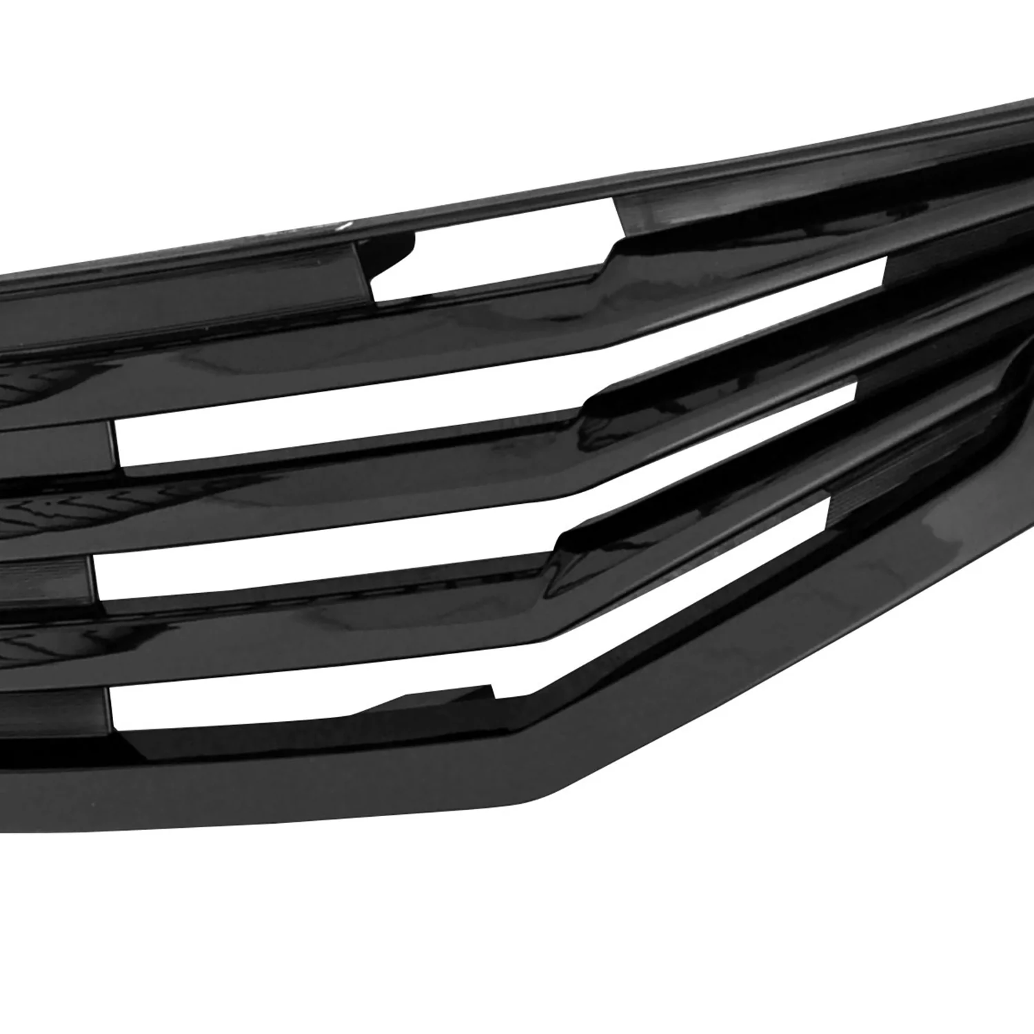 2008-2010 Honda Accord Coupe Black ABS Mu Style Grille - Image 4